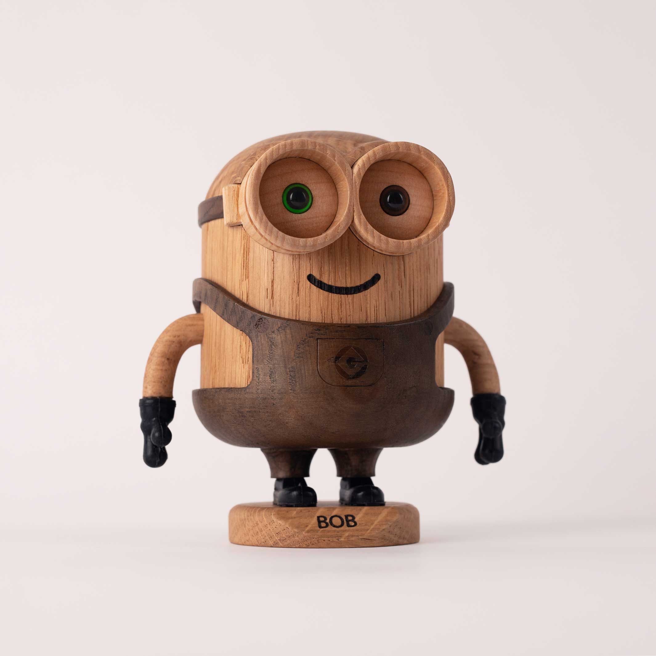 BOB Small - BOYHOOD x Minions - Holzfigur Eiche 11,5 cm hoch - Jakob Burgsø | boyhood