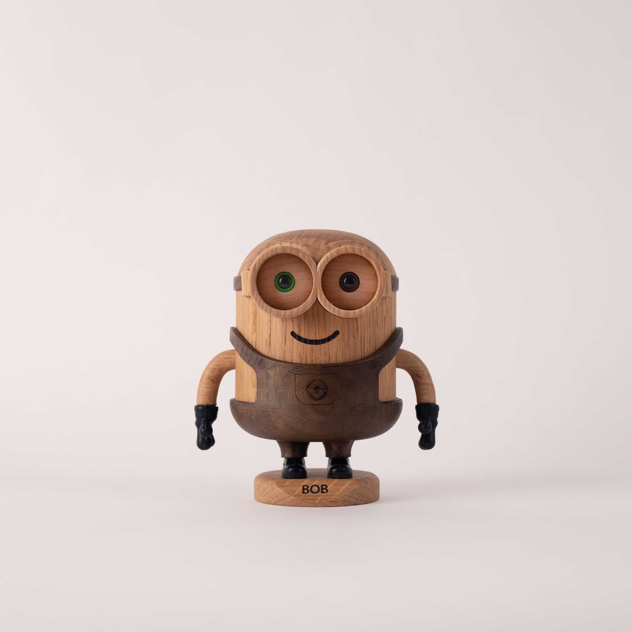 BOB Small - BOYHOOD x Minions - Holzfigur Eiche 11,5 cm hoch - Jakob Burgsø | boyhood