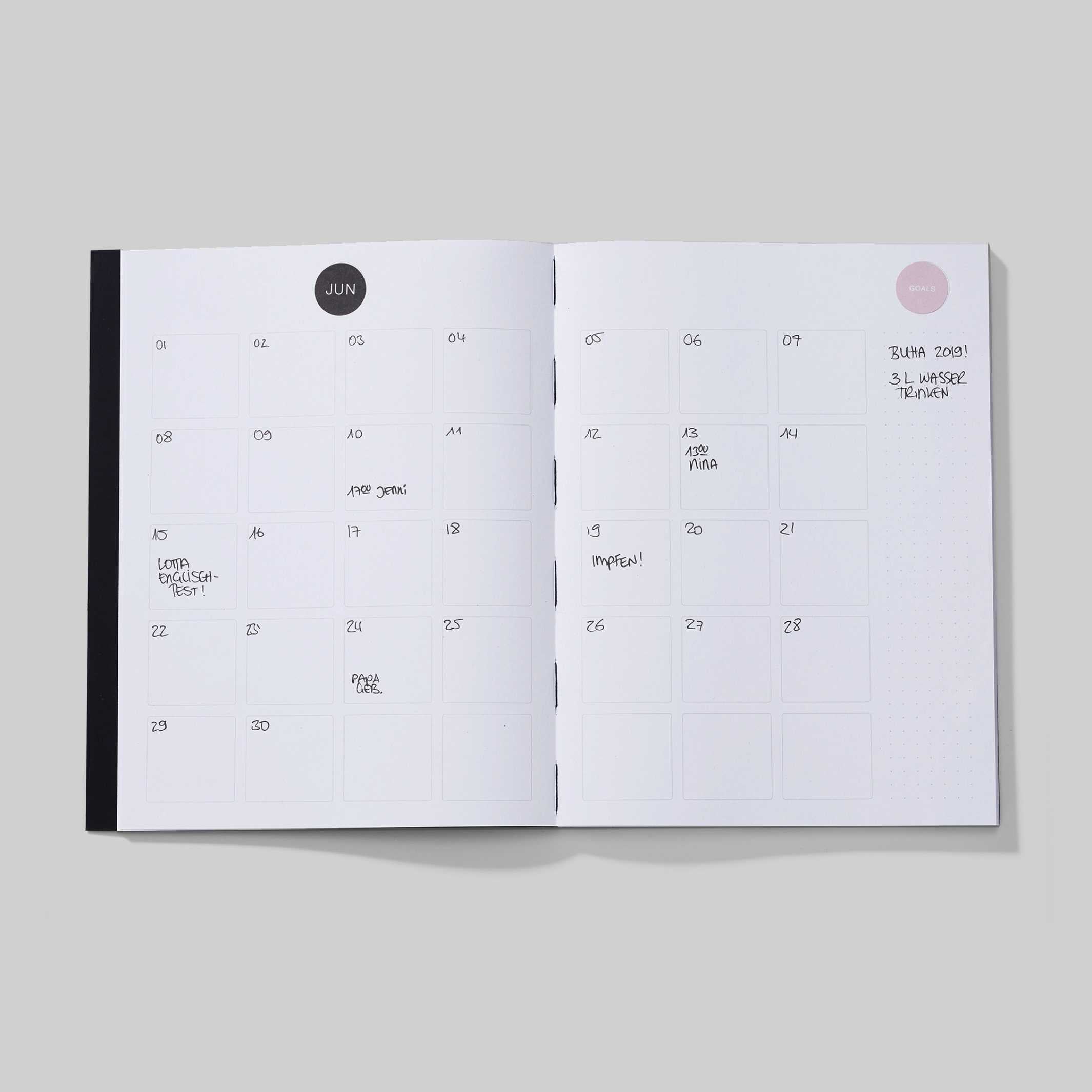 BUJO BOX Rainbow - Buchplaner-Set - Bullet Journal | dot on