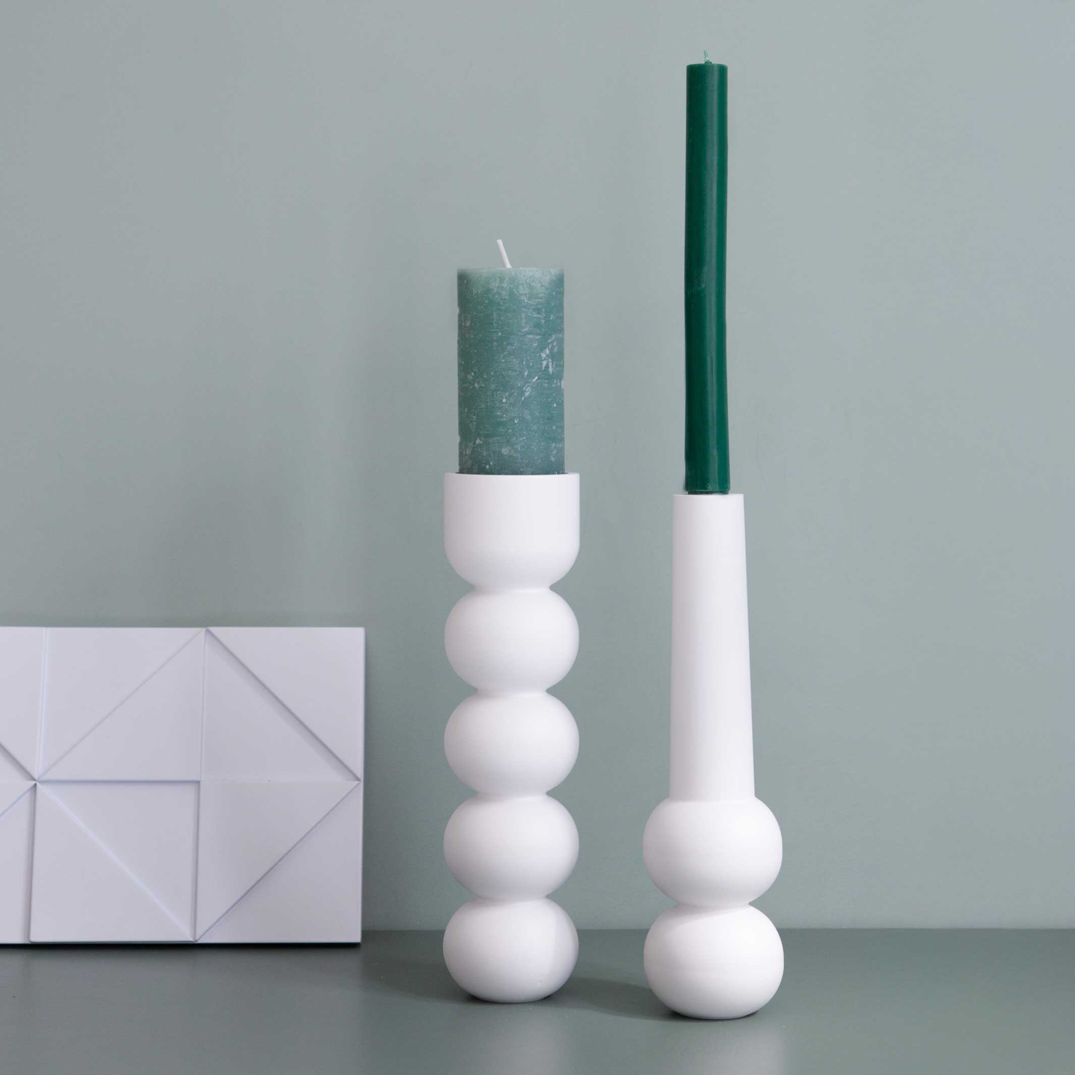 CONE HIGH - Holz-Kerzenhalter 32 cm hoch | Lemon Lily