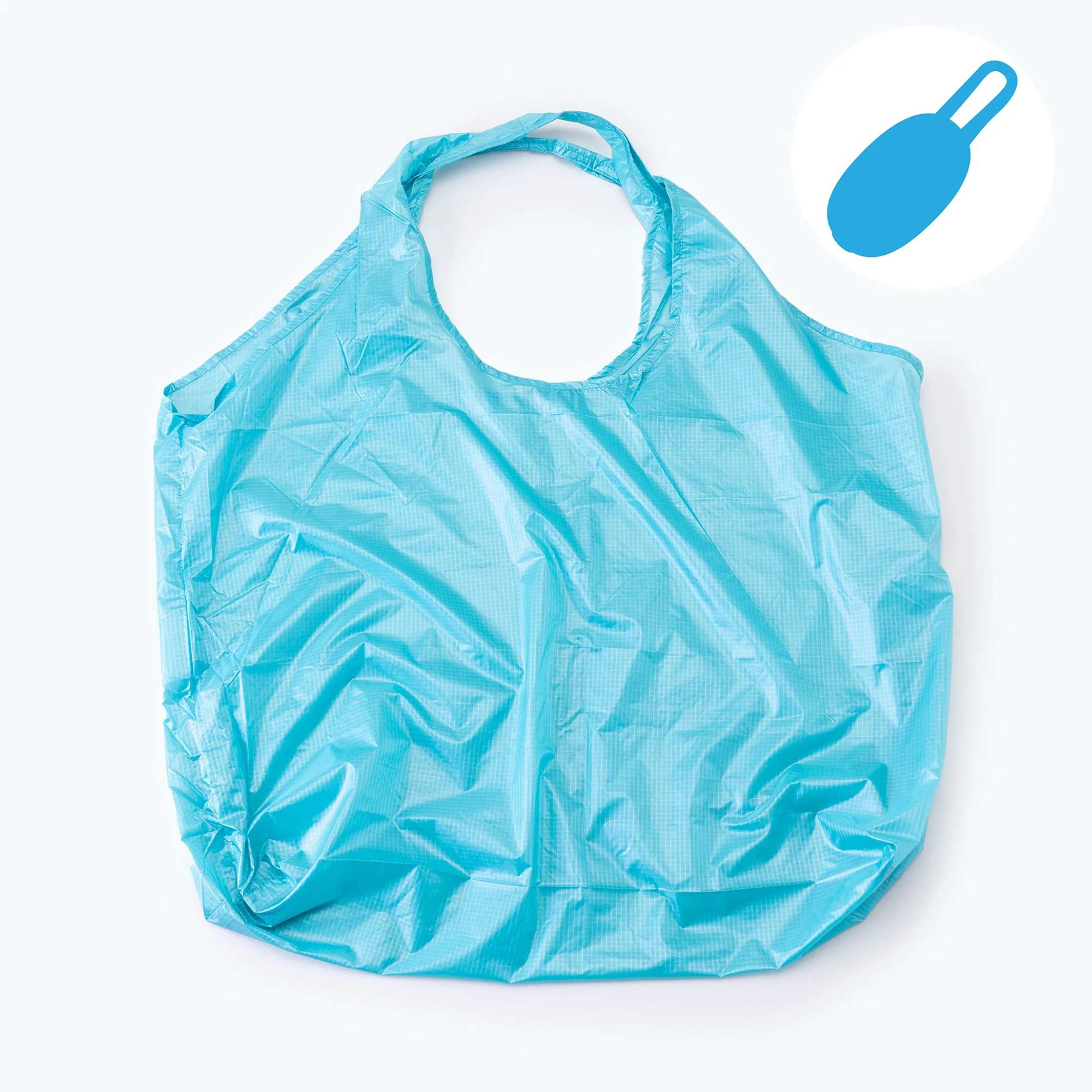 COCOON Large - Türkise Einkaufstasche - Volumen 11 ltr. | 100percent