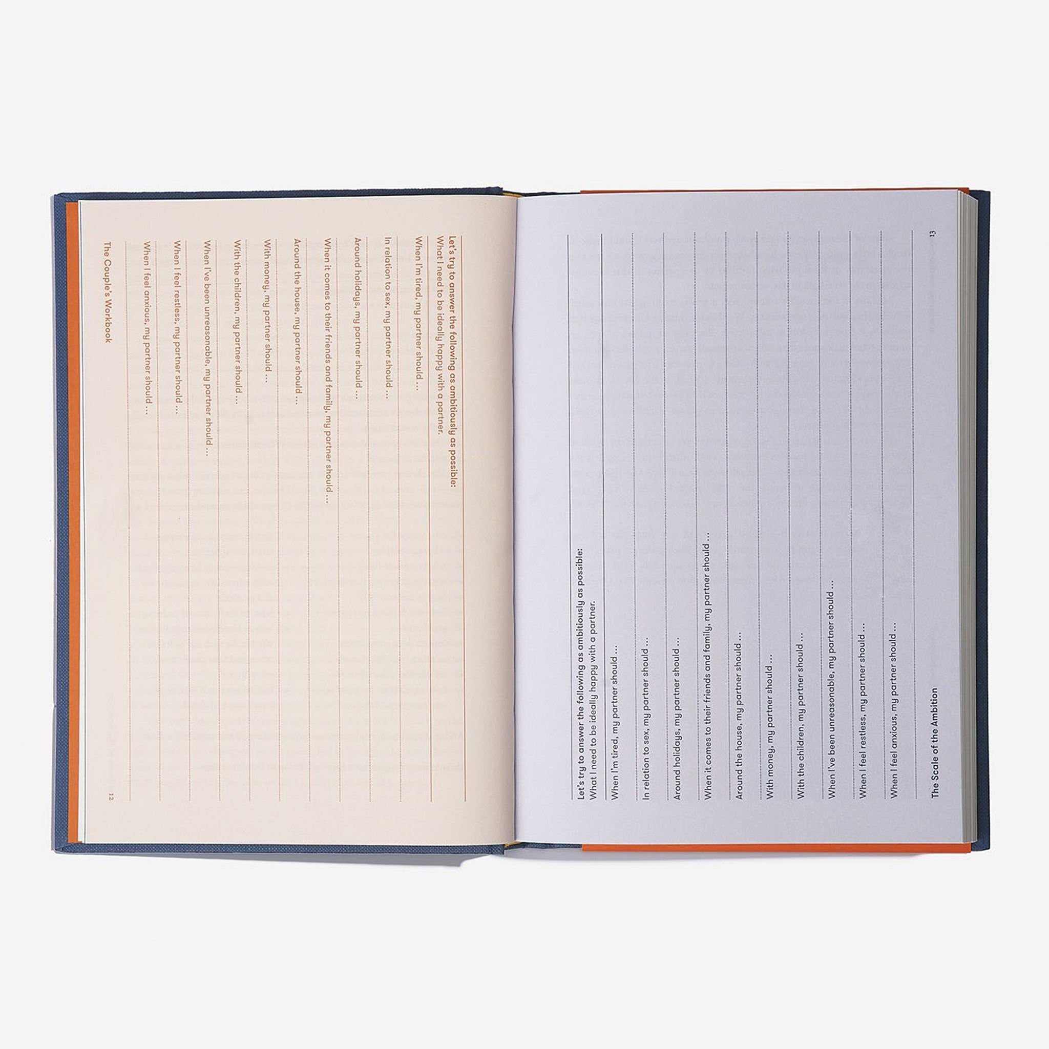 LE CAHIER D'EXERCICES DU COUPLE | CAHIER DE TRAVAIL | Édition anglaise | The School of Life