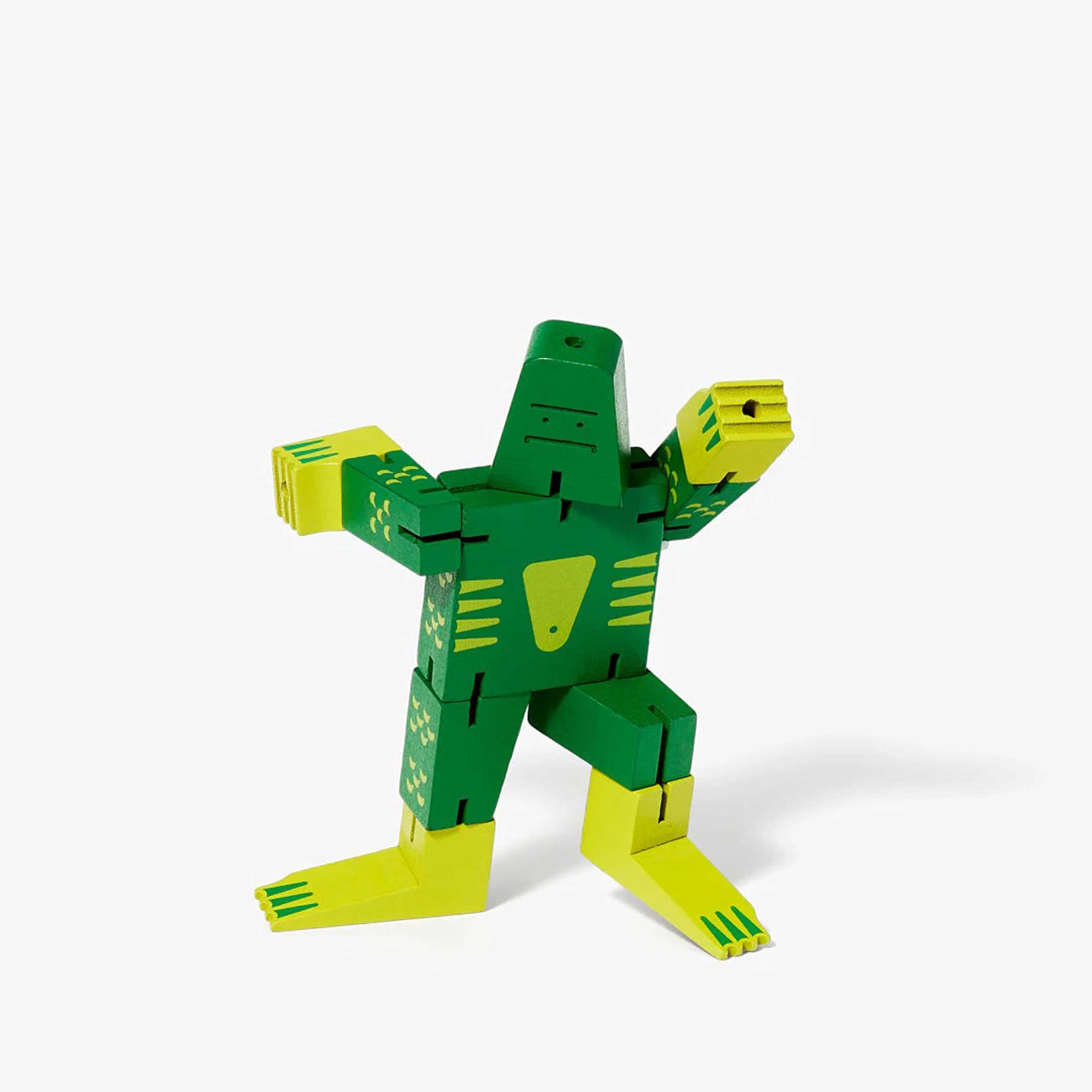 CUBEBOT CRYPTOIDS SWAMP CREATURE - Grüner 3D Puzzle Roboter - Small | David Weeks | Areaware