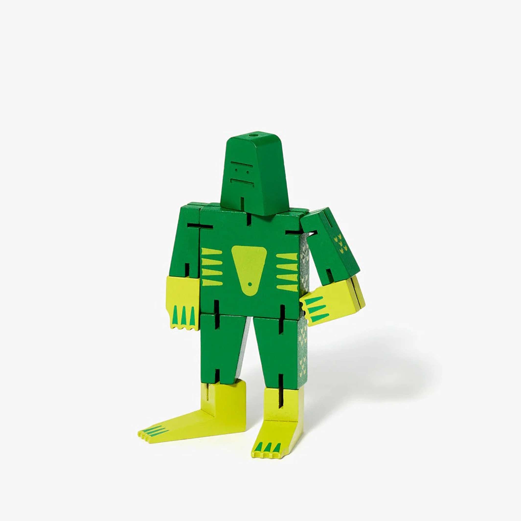 CUBEBOT CRYPTOIDS SWAMP CREATURE - Grüner 3D Puzzle Roboter - Small | David Weeks | Areaware