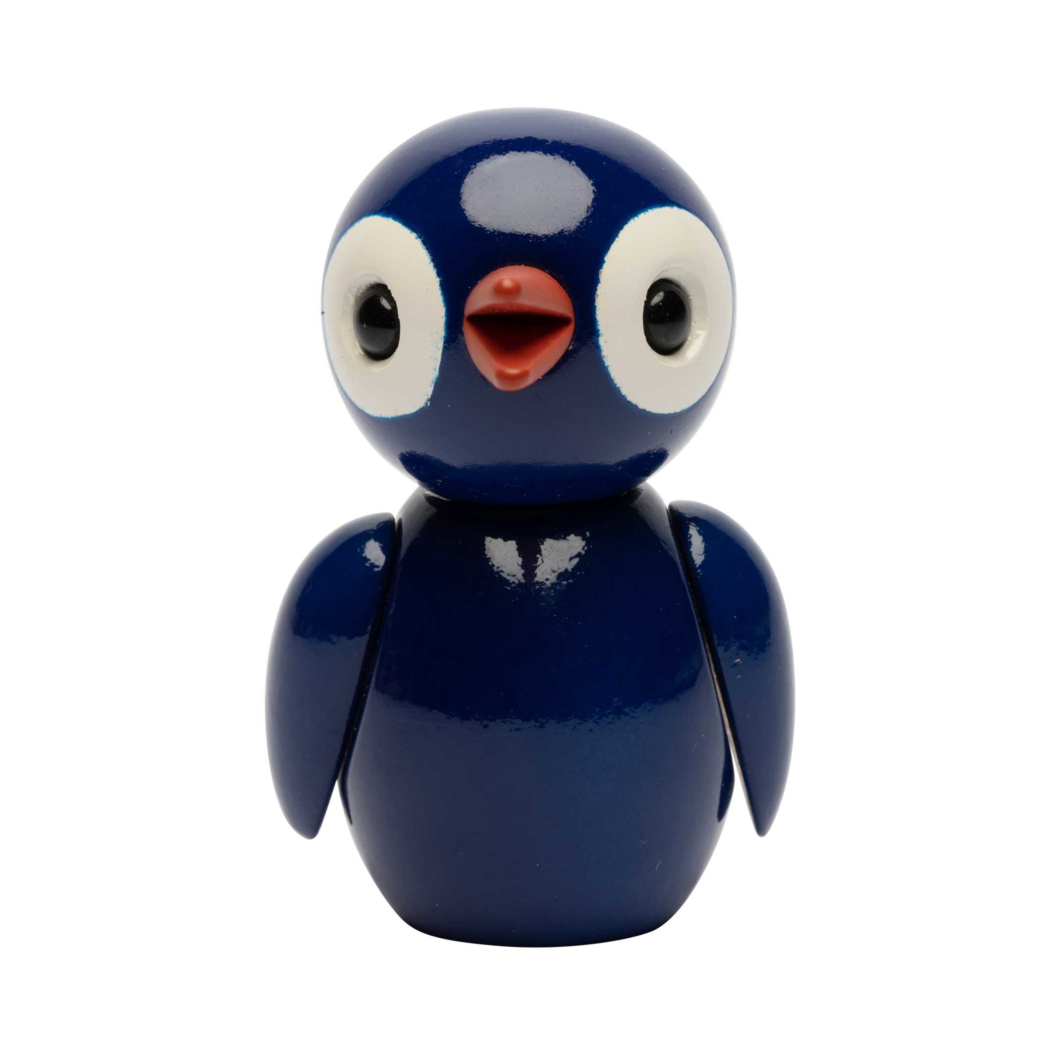 DAZZLING DARK BLUE - Kleiner dunkellauer Holz-Deko-Vogel - Spring Birds - Chresten Sommer | Spring Copenhagen