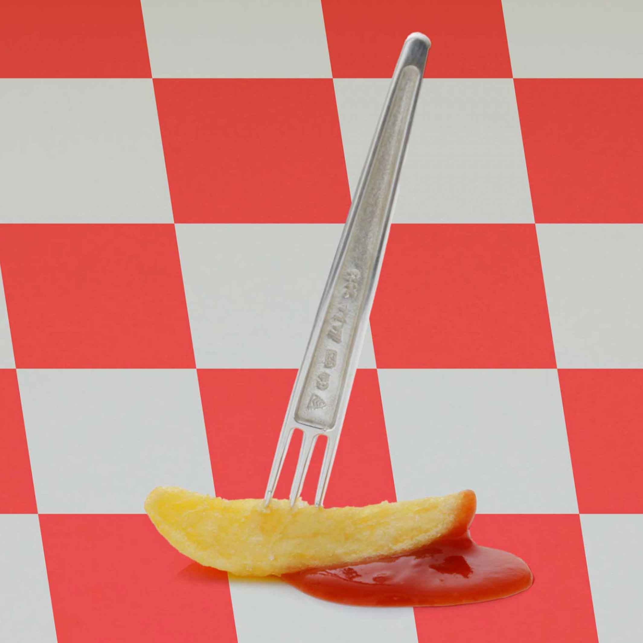 Die POMMESGABEL | French Fry FORK handmade from 925 sterling silver | Maritime Time Capsules