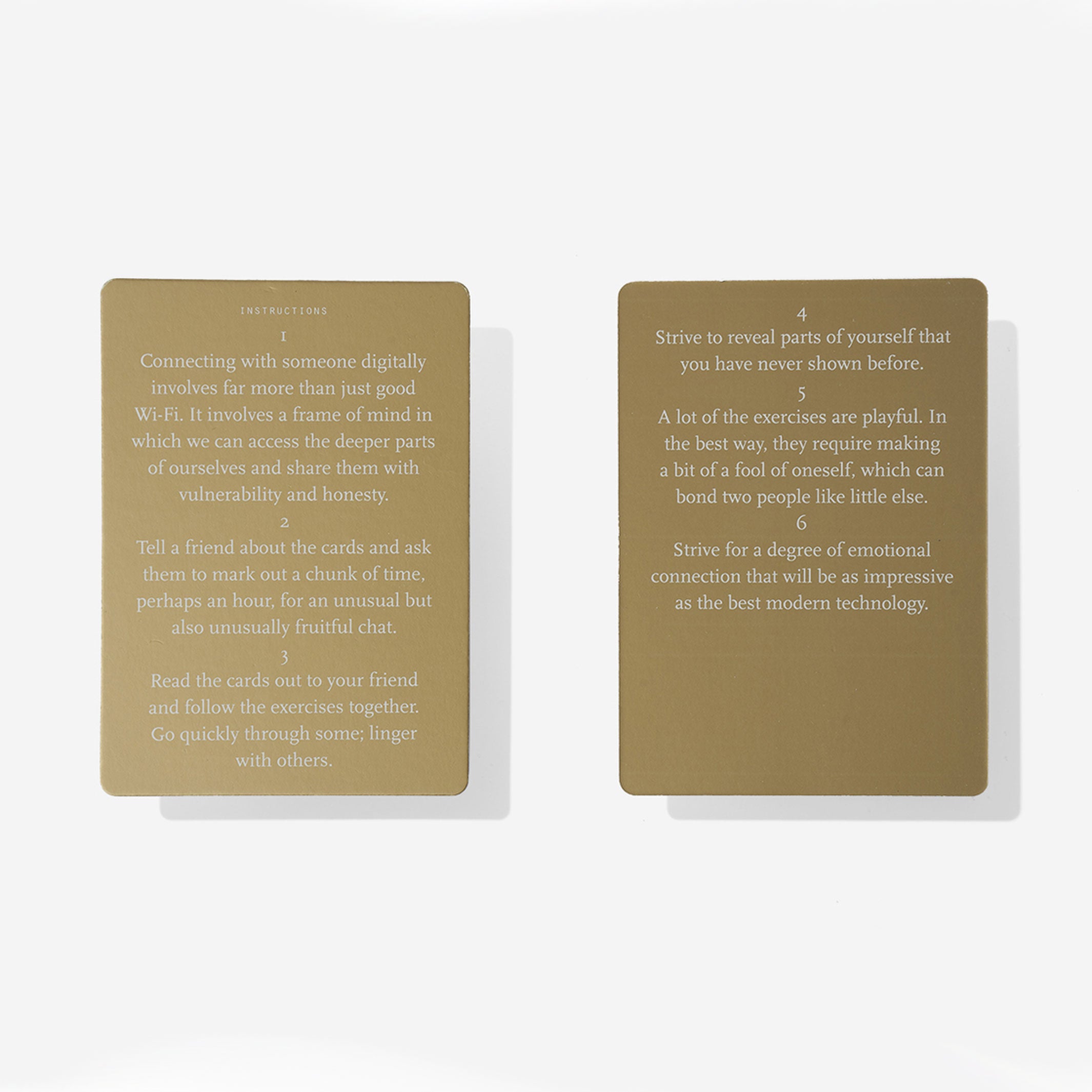 DIGITAL CONNECTIONS | CARD GAME to foster Closeness at a Distance | English Edition | The School of Life