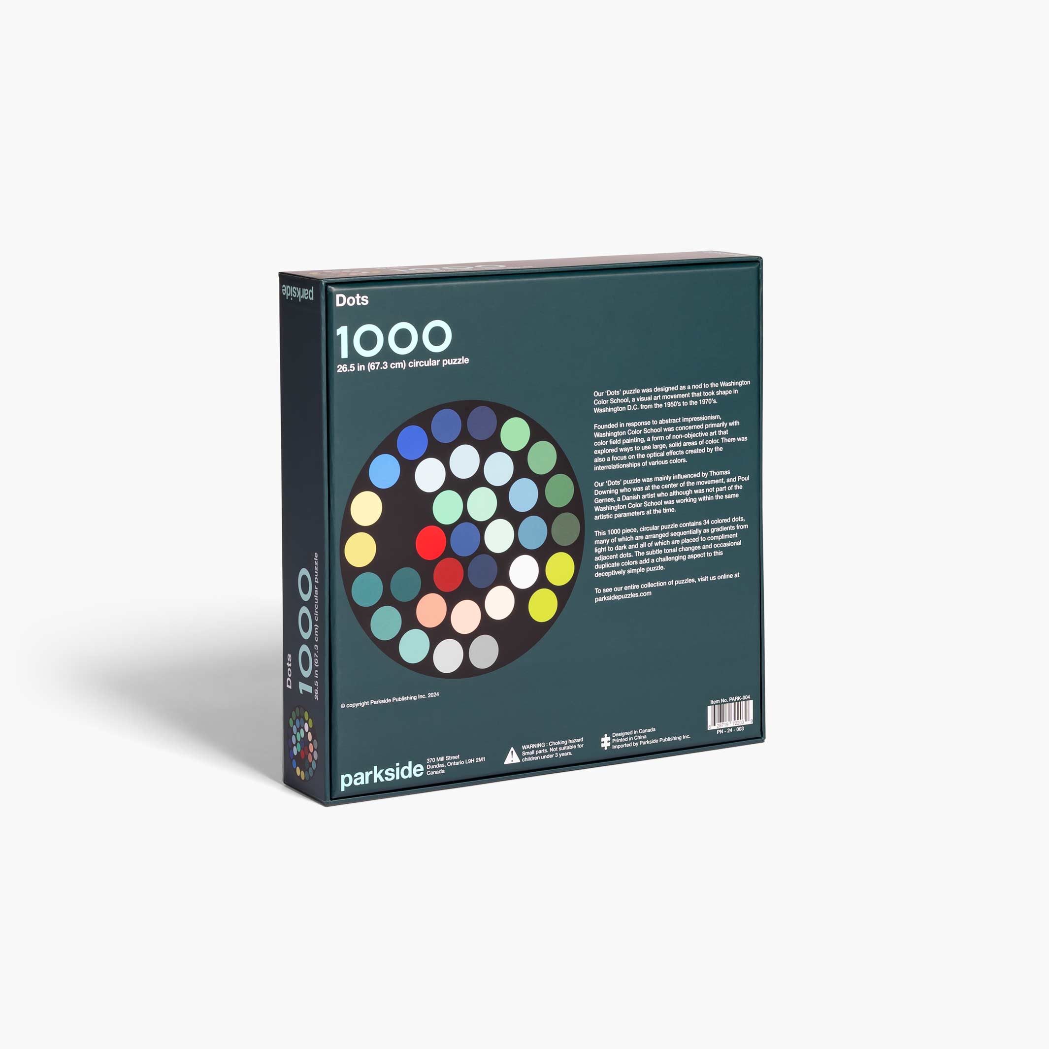 DOTS - rundes 1.000 Teile Puzzle | parkside