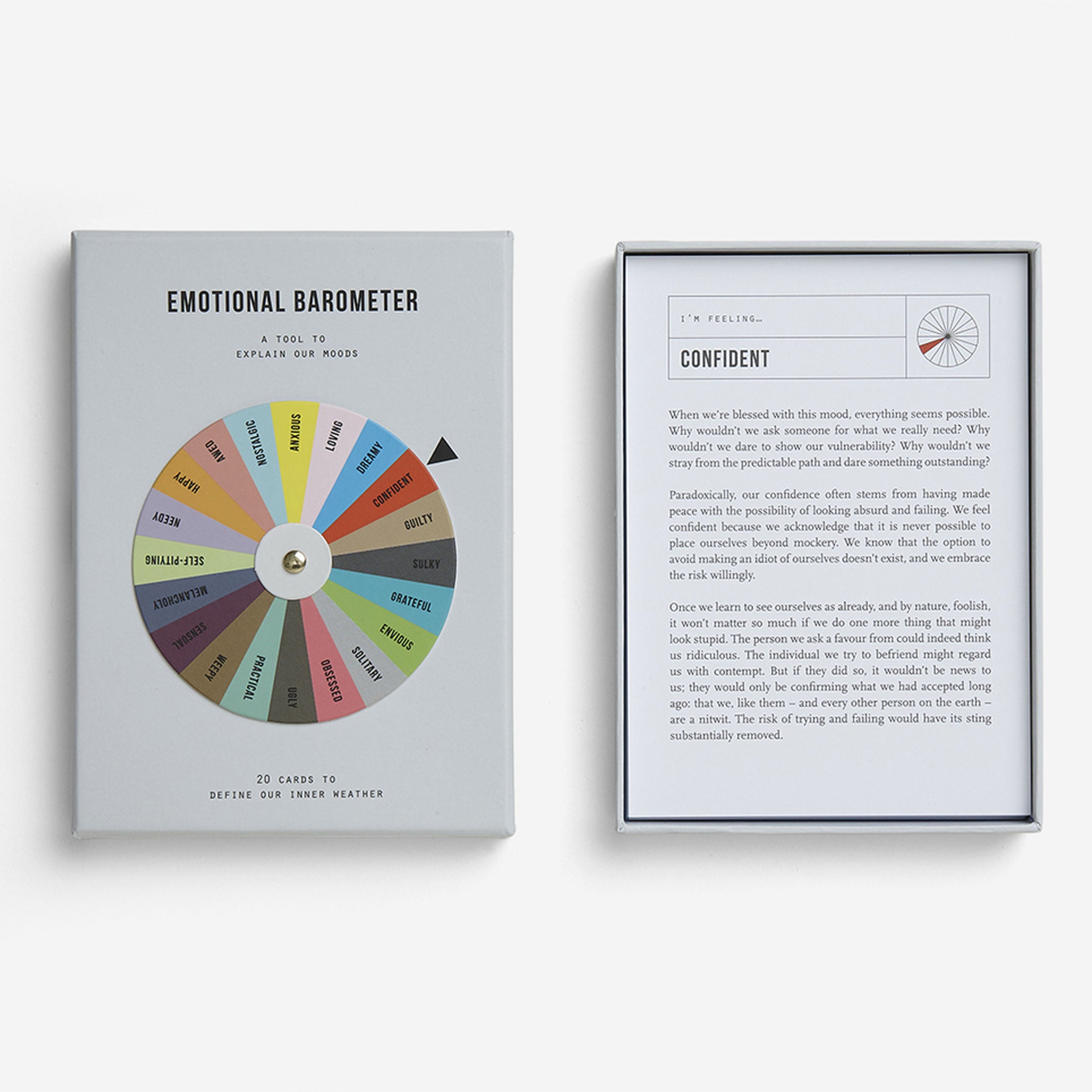 EMOTIONAL BAROMETER | STIMMUNGS-BAROMETER & KARTENSPIEL | English Edition | The School of Life