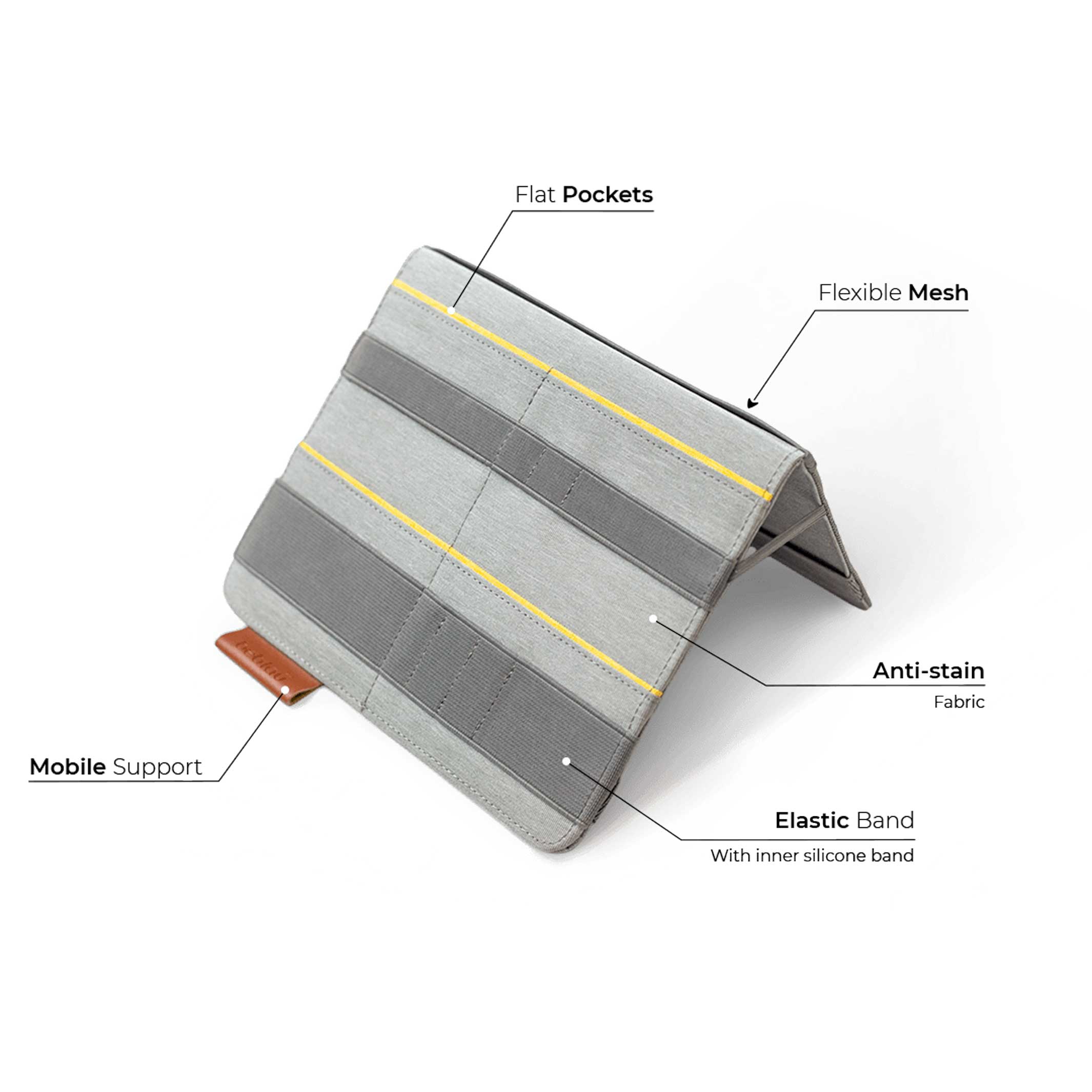 FOLD | 2-IN-1 portable DESKTOP ORGANIZER | 30x21 cm | beblau