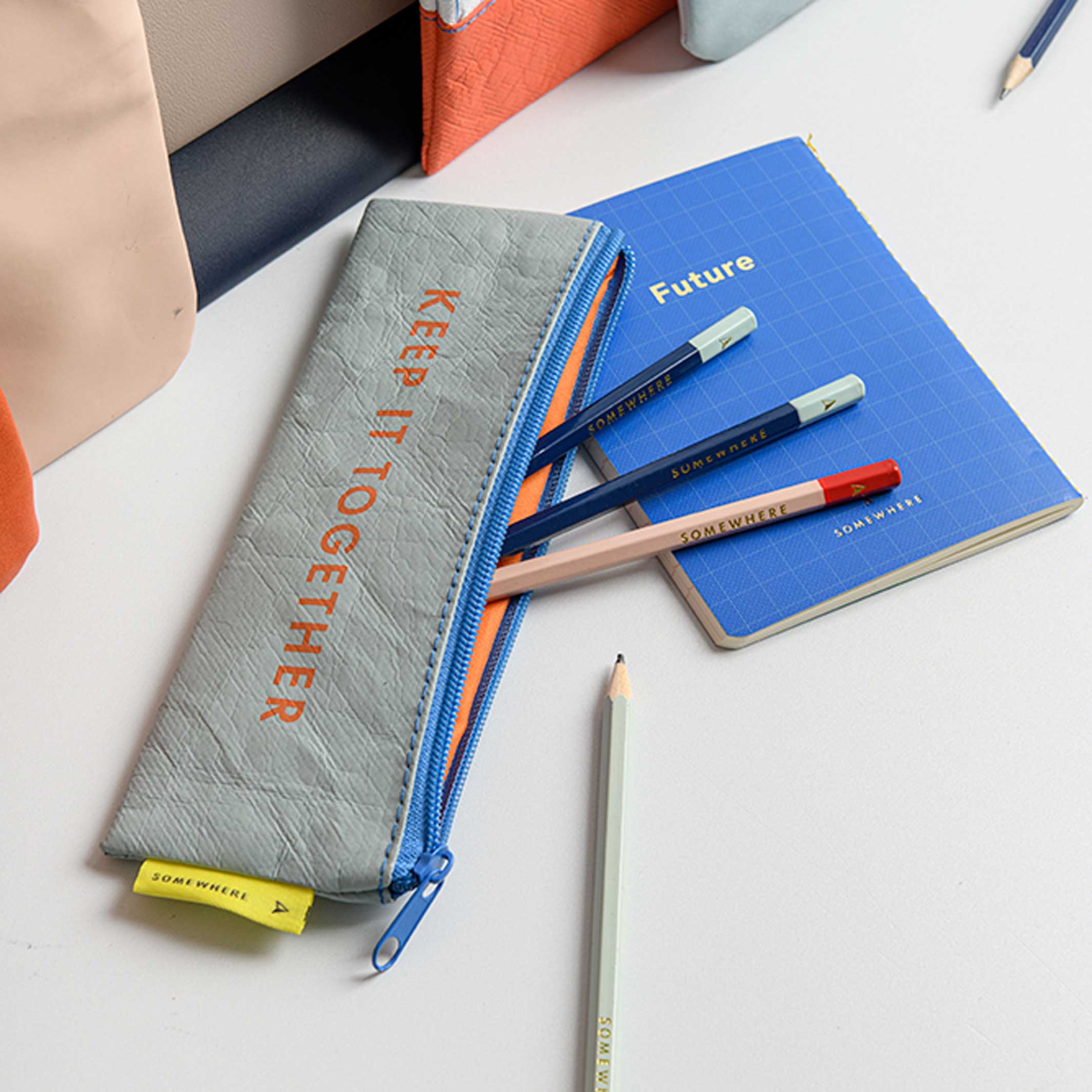 KEEP IT TOGETHER - Tyvek FEDERMAPPE - 21x7 cm | Somewhere