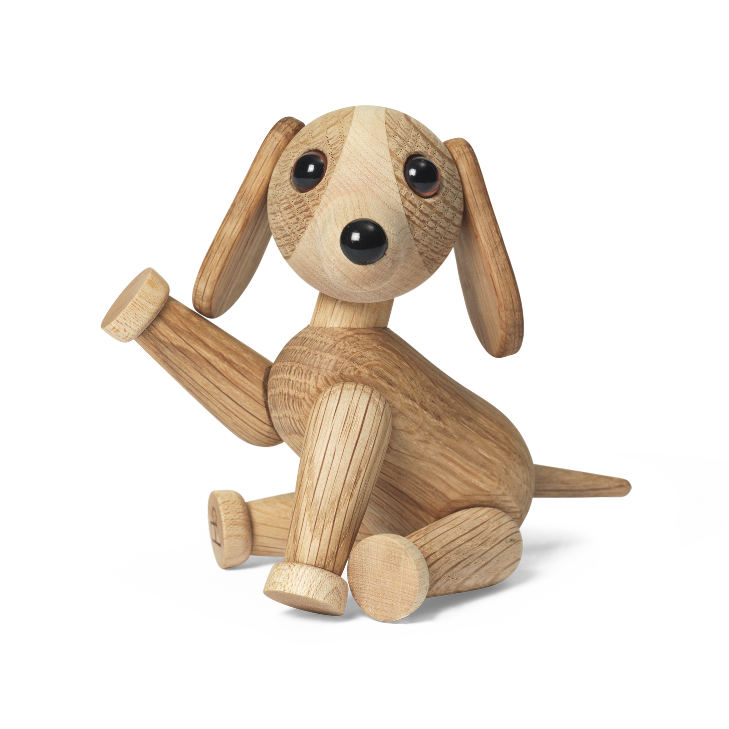 FLUFF - funny little Dog - wooden decorative Figurine - Chresten Sommer | Spring Copenhagen