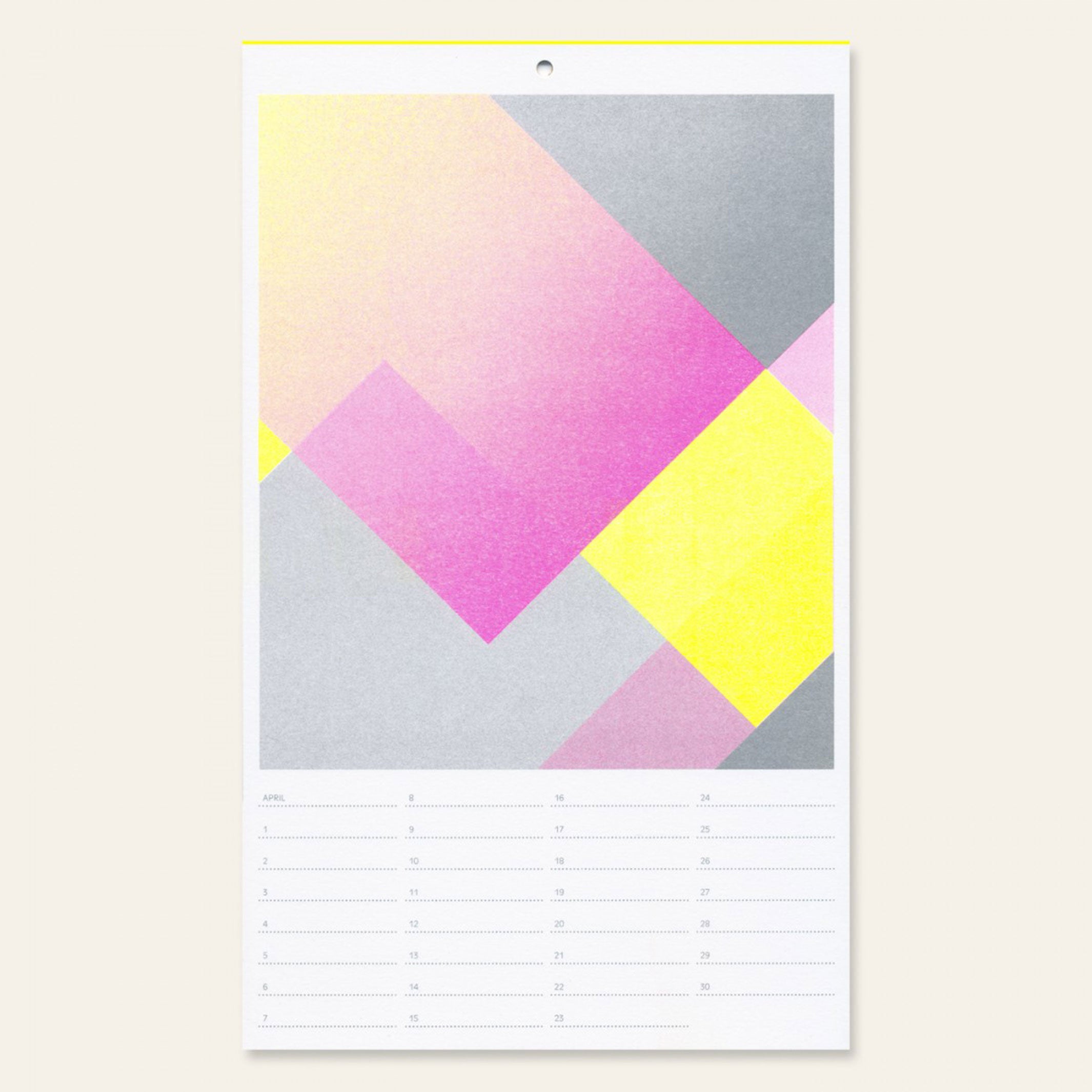 BIRTHDAY CALENDAR | GEBURTSTAGS-KALENDER | Risographiedruck | 29x17cm | Herr & Frau Rio