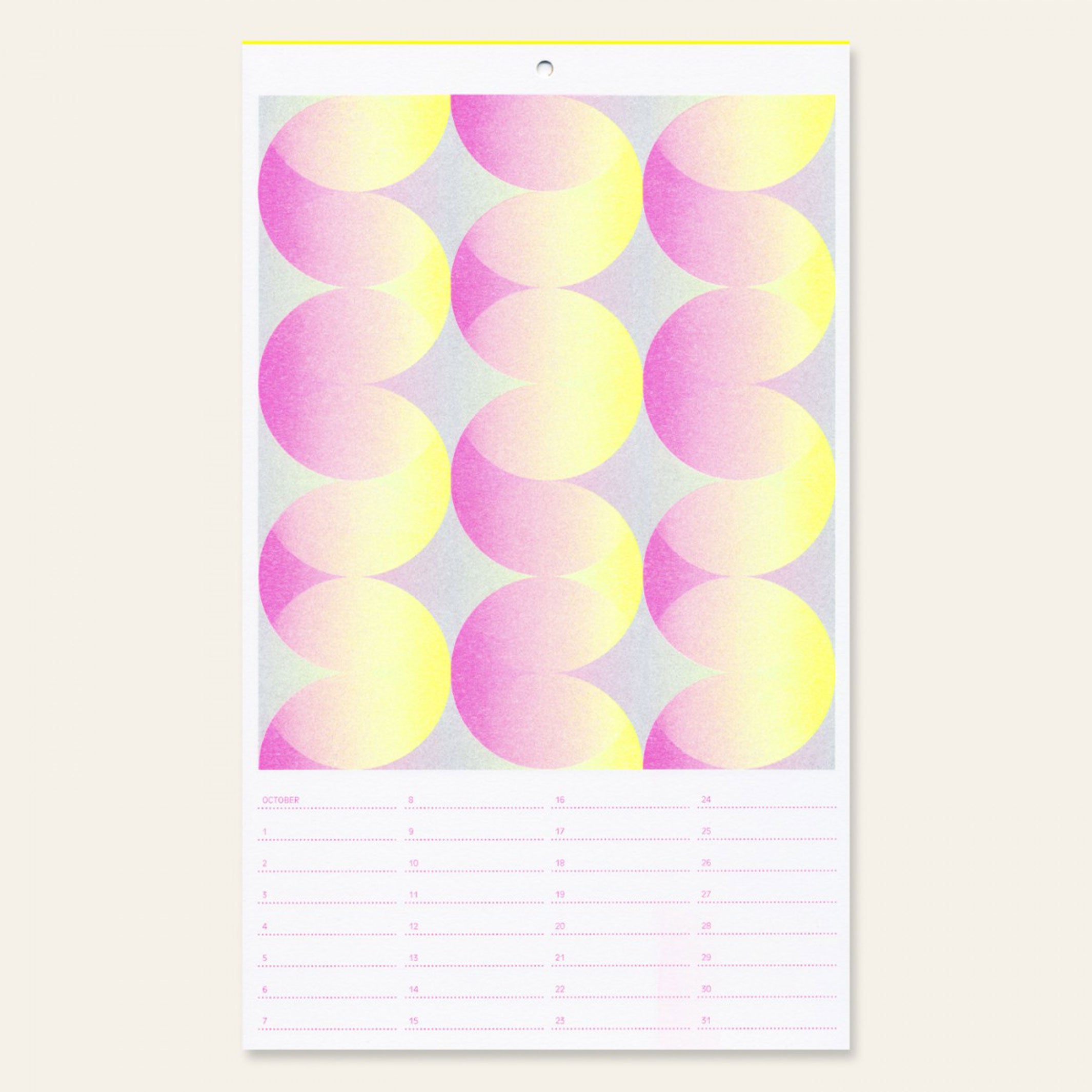 BIRTHDAY CALENDAR | GEBURTSTAGS-KALENDER | Risographiedruck | 29x17cm | Herr & Frau Rio