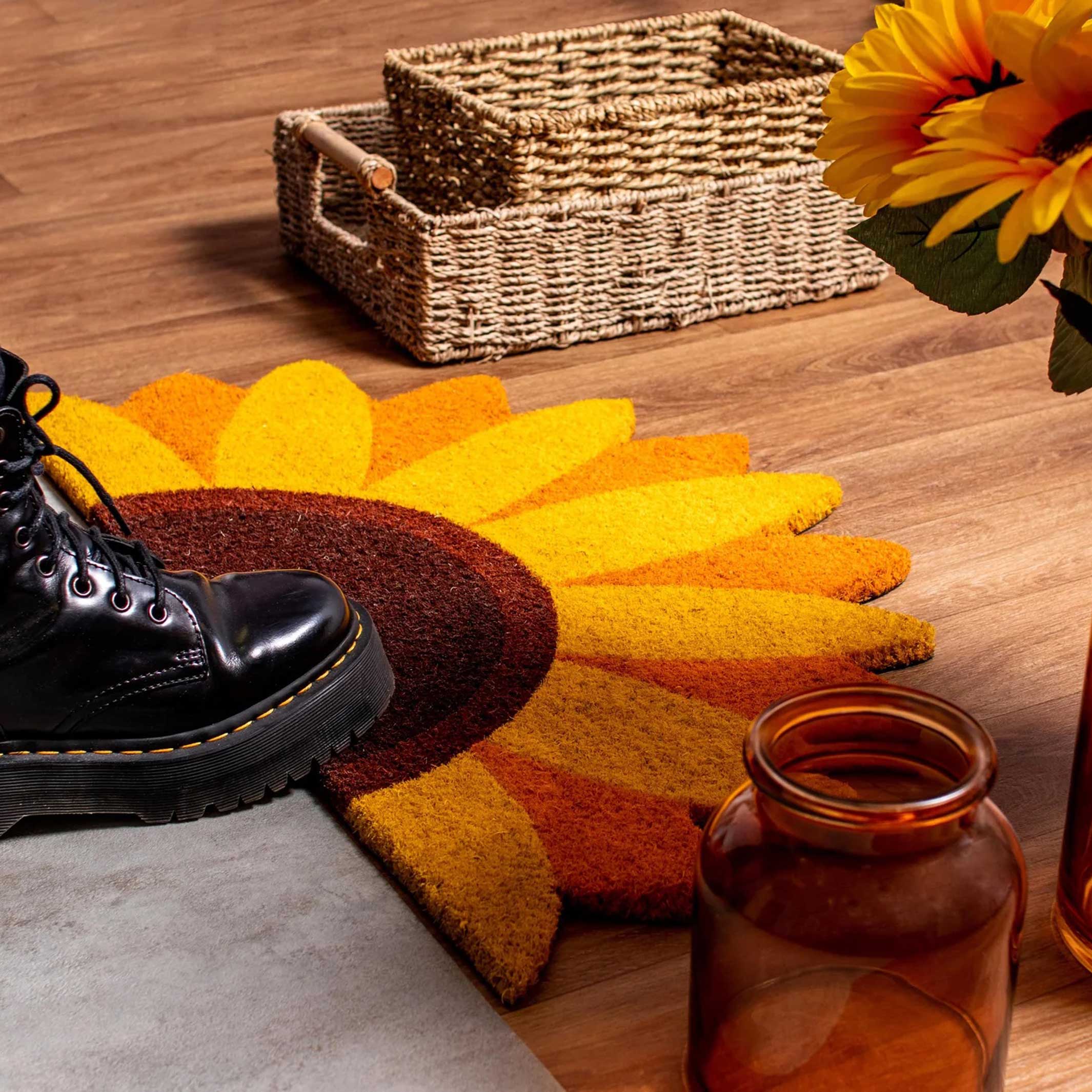 SONNENBLUME | FUSSMATTE | 70x40 cm | Fisura