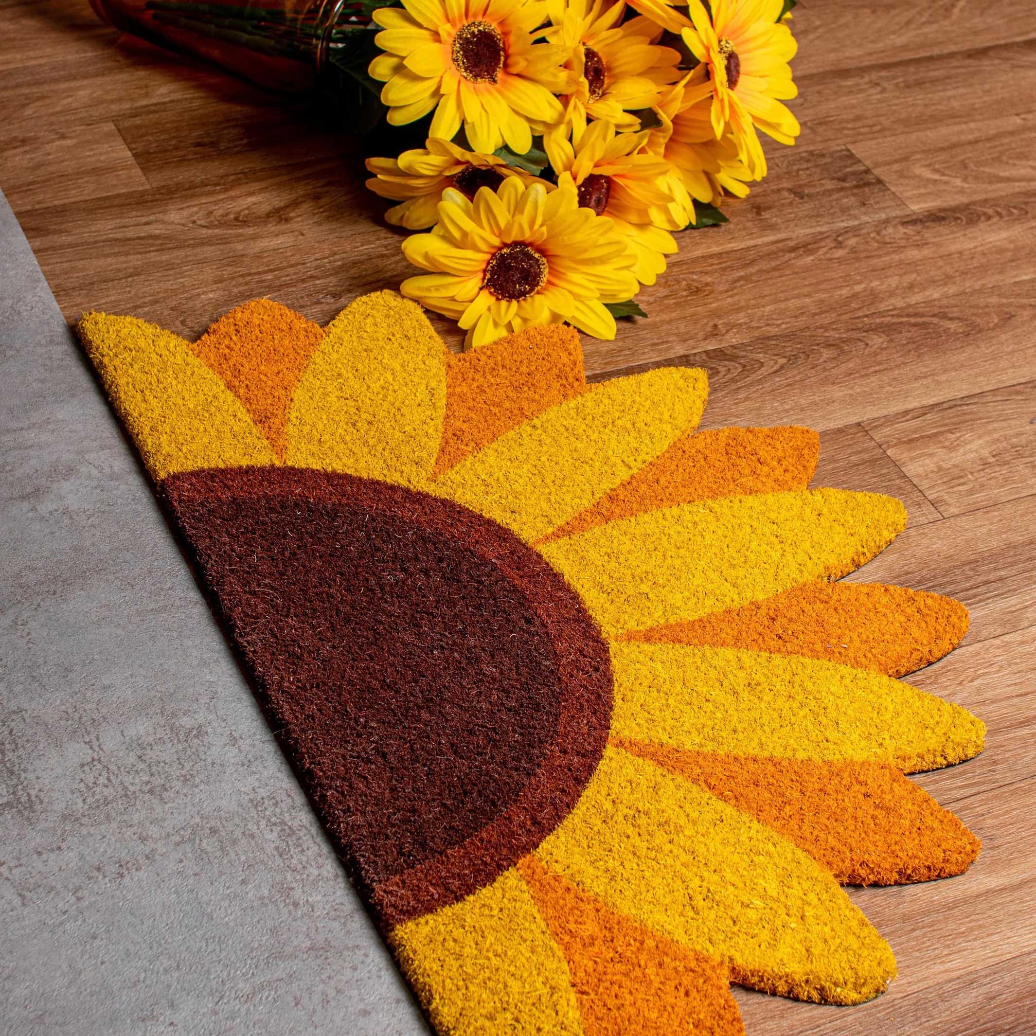 SONNENBLUME | FUSSMATTE | 70x40 cm | Fisura
