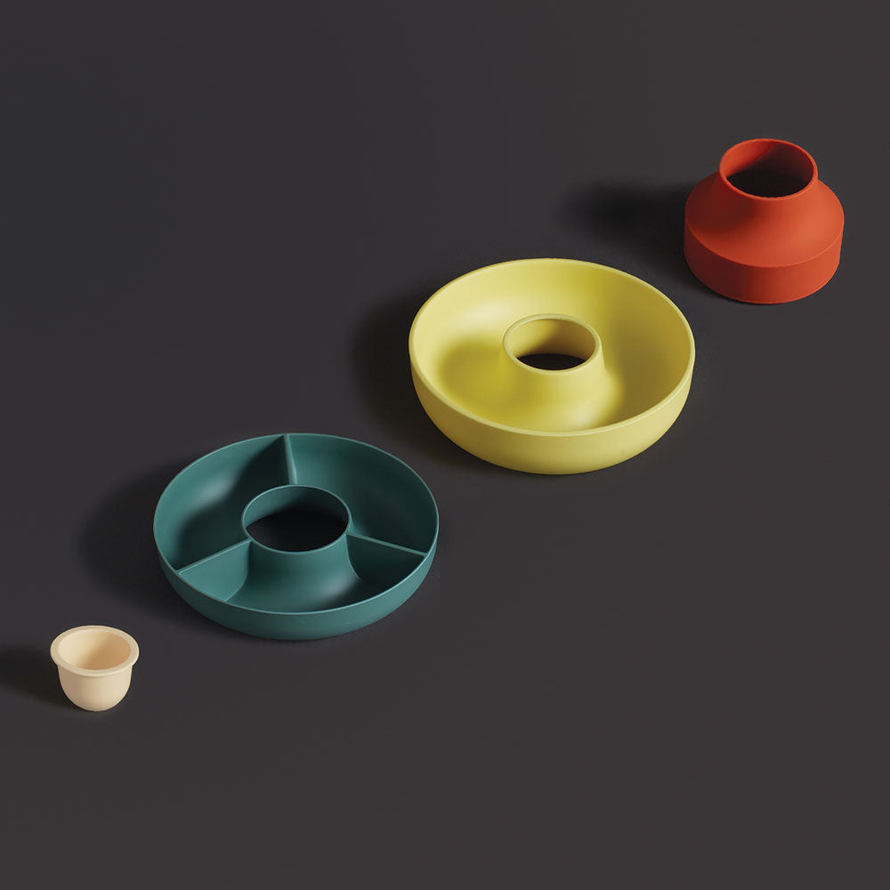 HOOP 2 | 4-teilige SERVIERSCHALE | Shane Schneck | Ommo