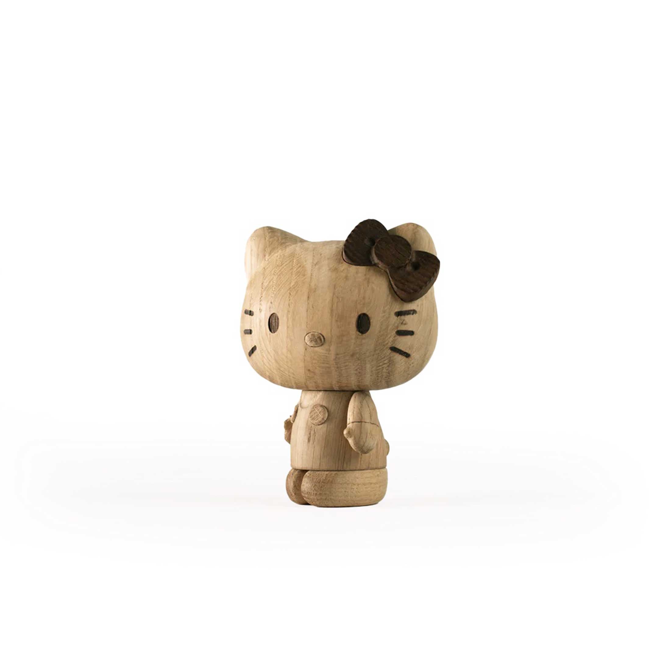 HELLO KITTY small - Wooden FIGURINE - Oak 14 cm high | boyhood