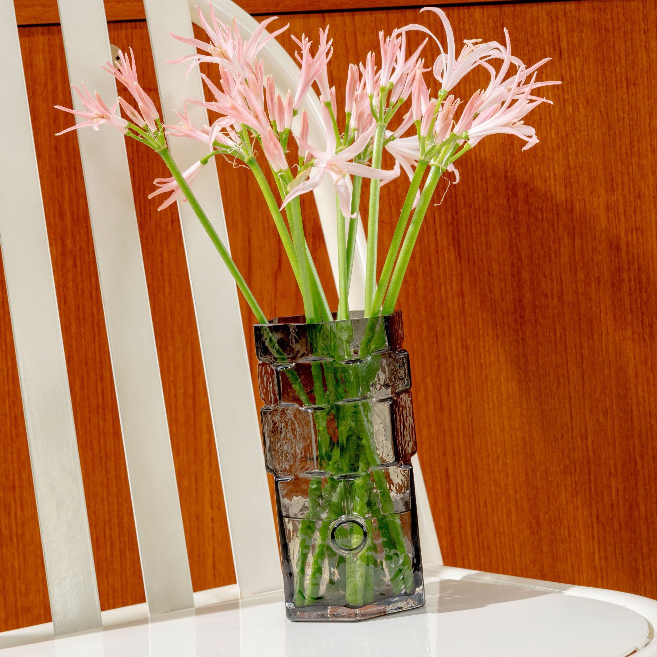 HEXAMEN | VASE EN VERRE Hexagonal | Bzippy | Sont conscients