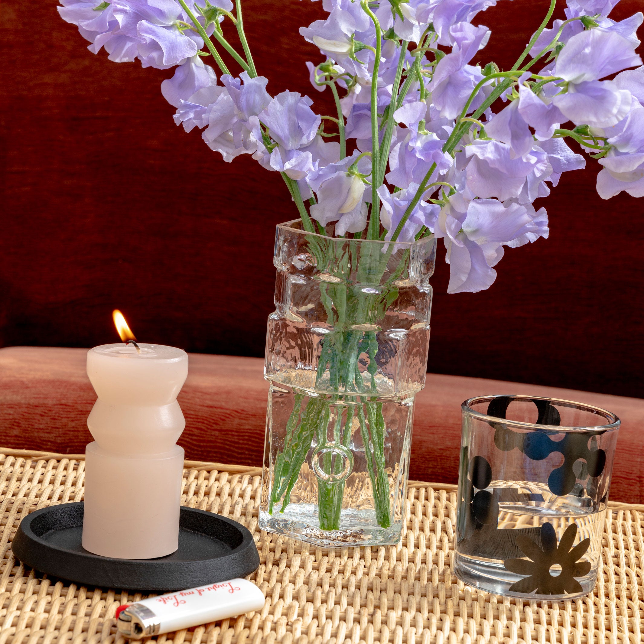 HEXAMEN | VASE EN VERRE Hexagonal | Bzippy | Sont conscients