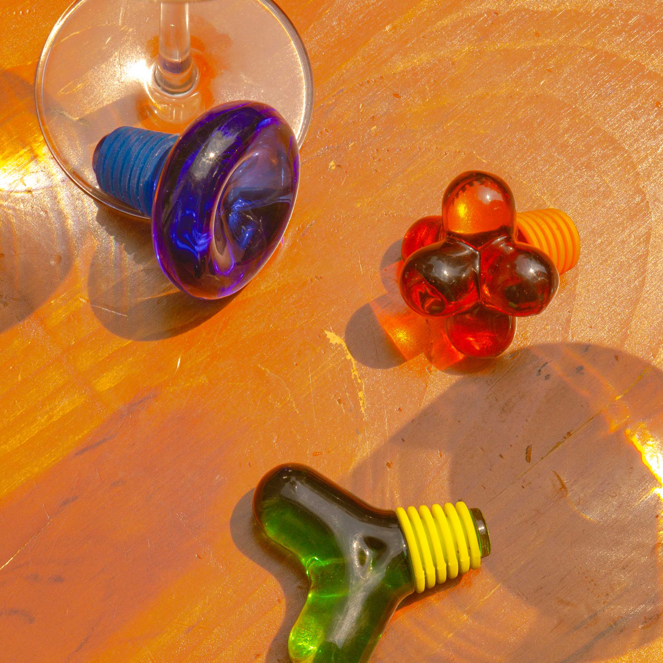 HOBKNOB Bleu | BOUCHON ET CAPUCHON DE BOUTEILLE bleu | Fort Standard | Connaissance de la zone