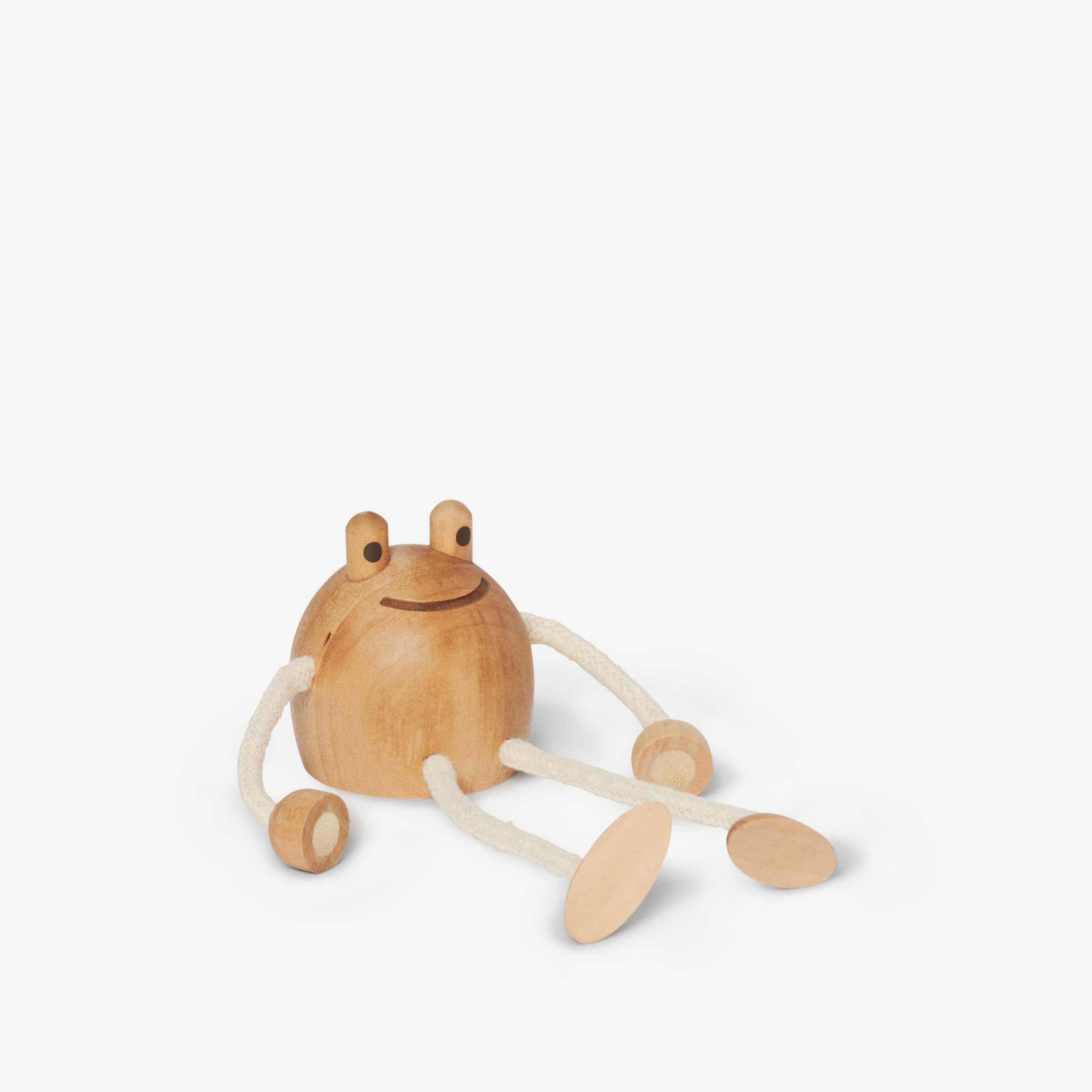 PALIMALS - wooden ANIMALS - FROG - natural | Rilla Alexander | Areaware