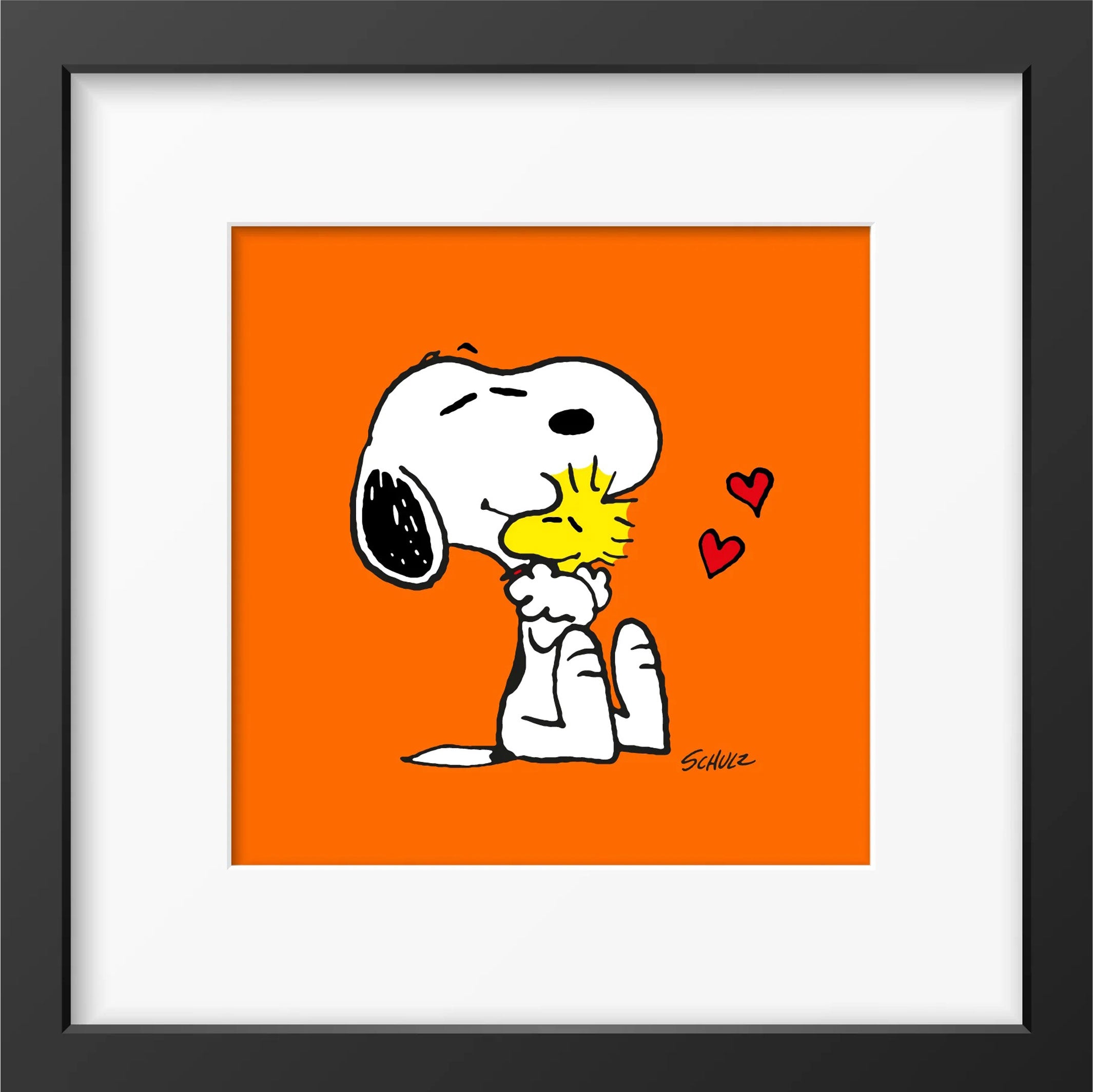 PEANUTS HUGS | gerahmter DRUCK | 33x33 cm | Magpie