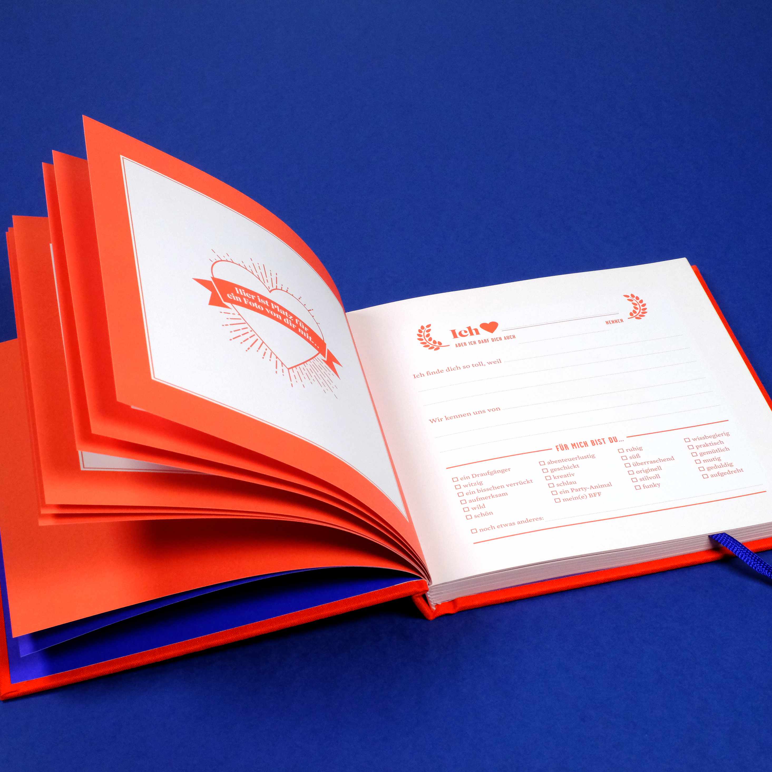 ICH LIEBE | The wonderful years | DIARY for your best friends | German | Stratier