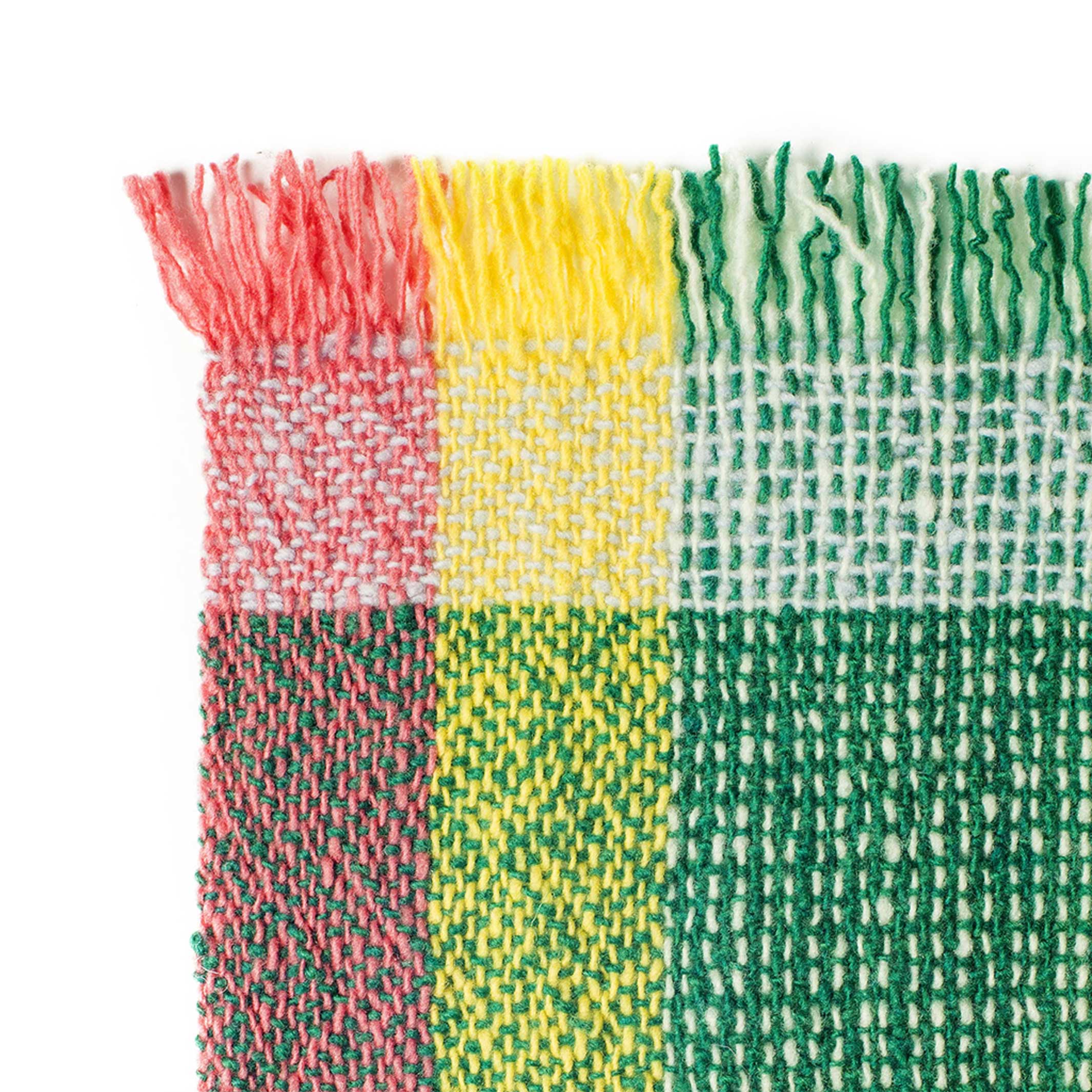 INTEGRATE THROW INTUITION | grüne TAGESDECKE | 180x140 cm | 100% Merino Wolle | Cristian Zuzunaga