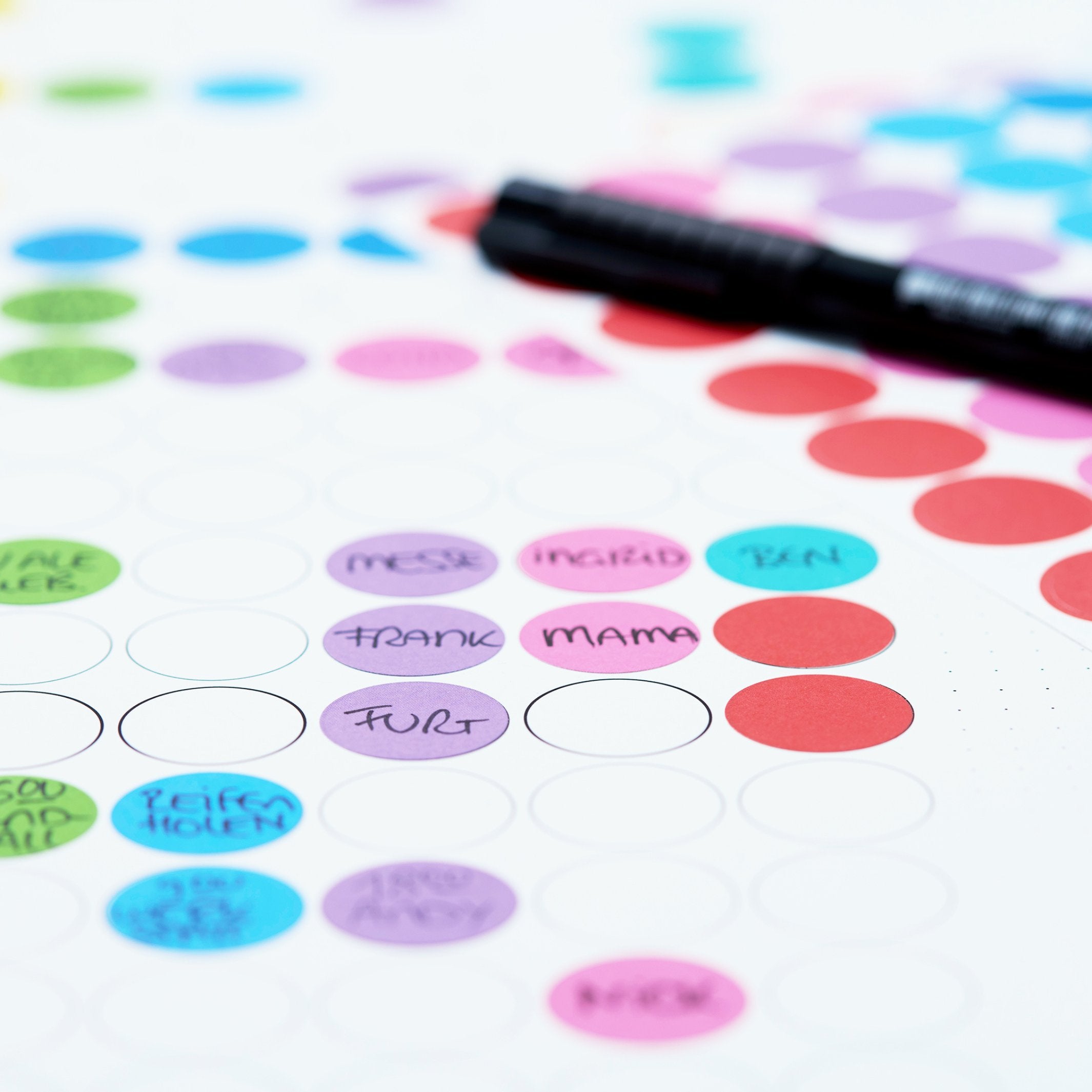 HIGH RAINBOW - Jahresplaner - Hochformat | dot on