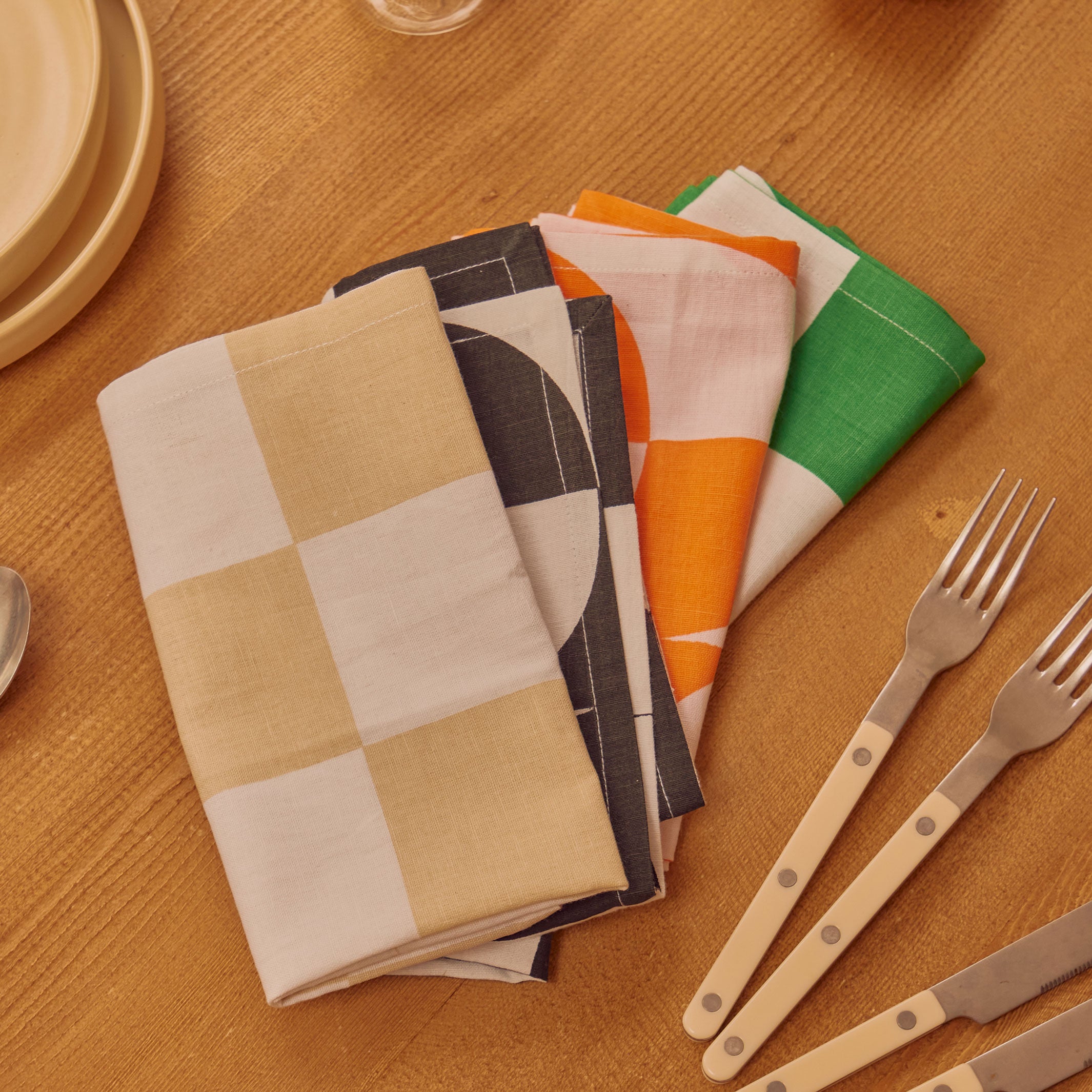 KALEIDO NAPKINS | 4 STOFFSERVIETTEN | Josh Itiola | Areaware