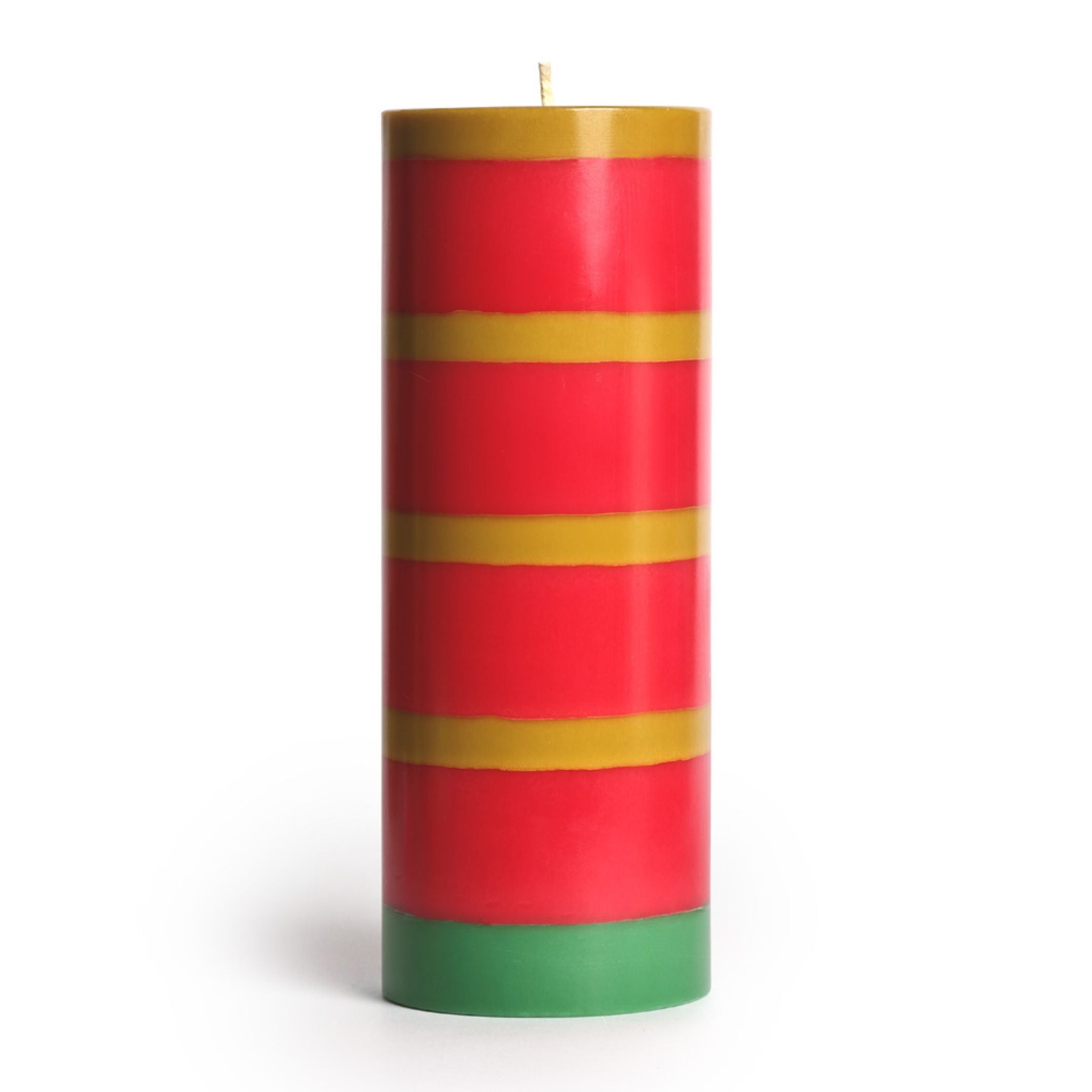 FIRST ONE THEN TWO ADVENT WREATH - thick pillar candle - 73 hours burning time | not the girl who misses much