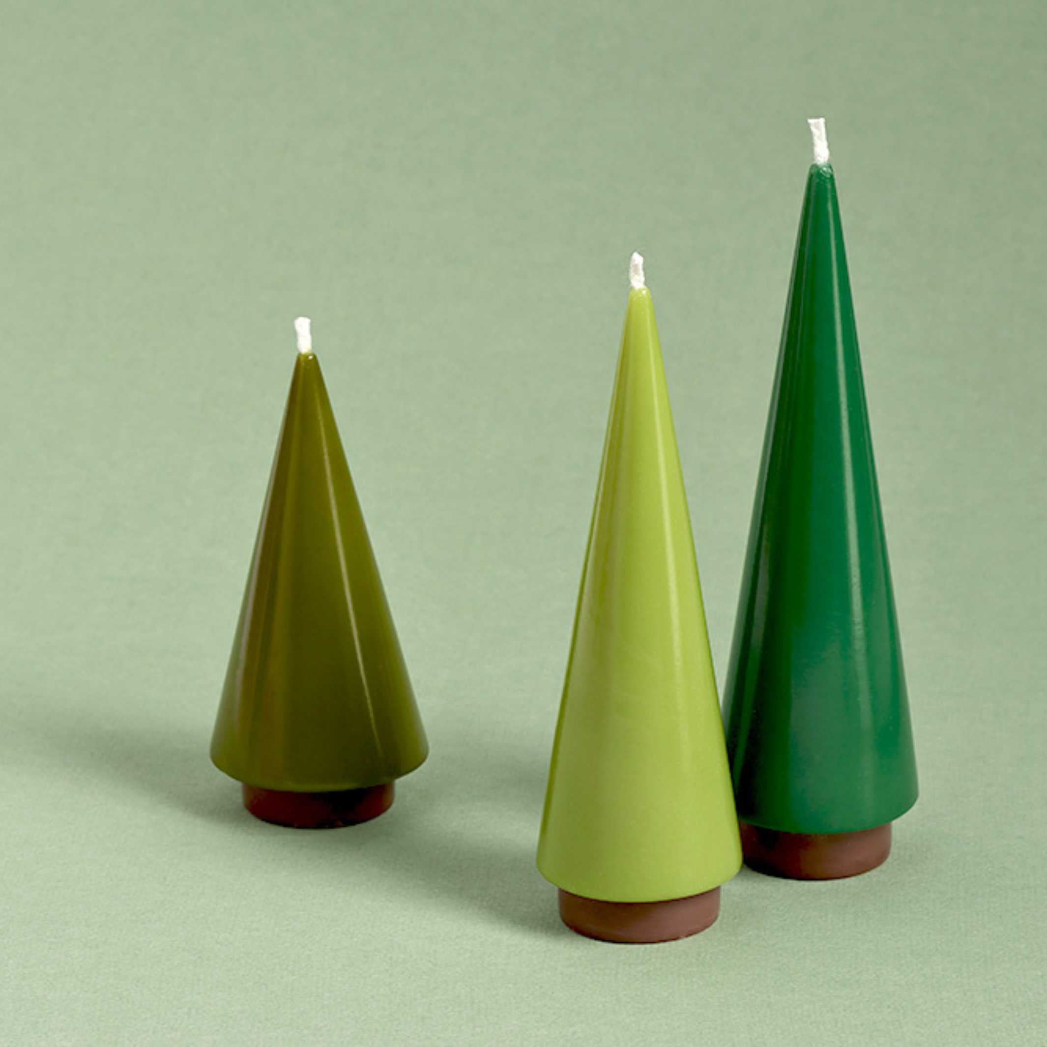 CHRISTMAS TREE set of 3 - Christmas candles | not the girl who misses much