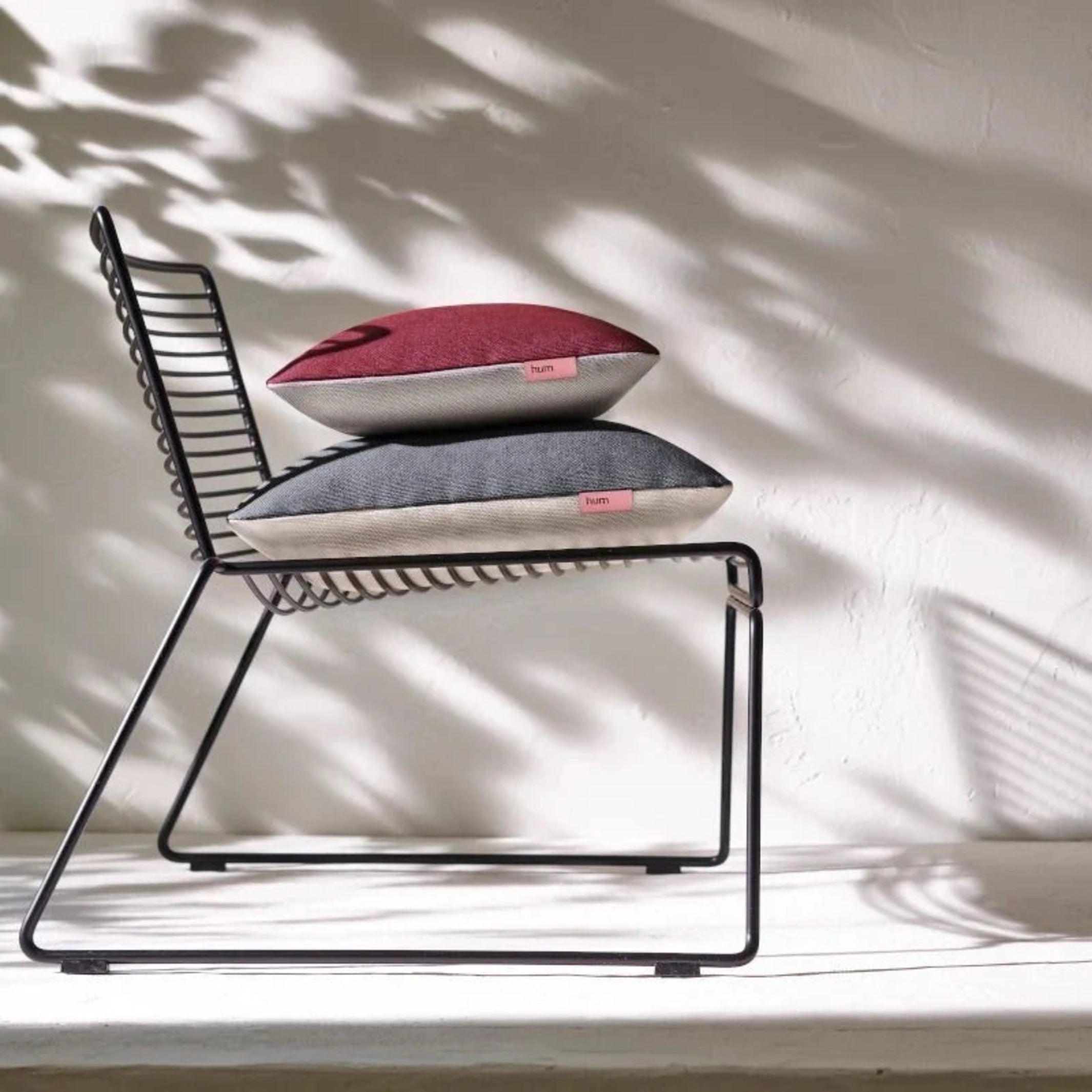 STAHL & SAND - Outdoor Kissen - zweifarbig | hum