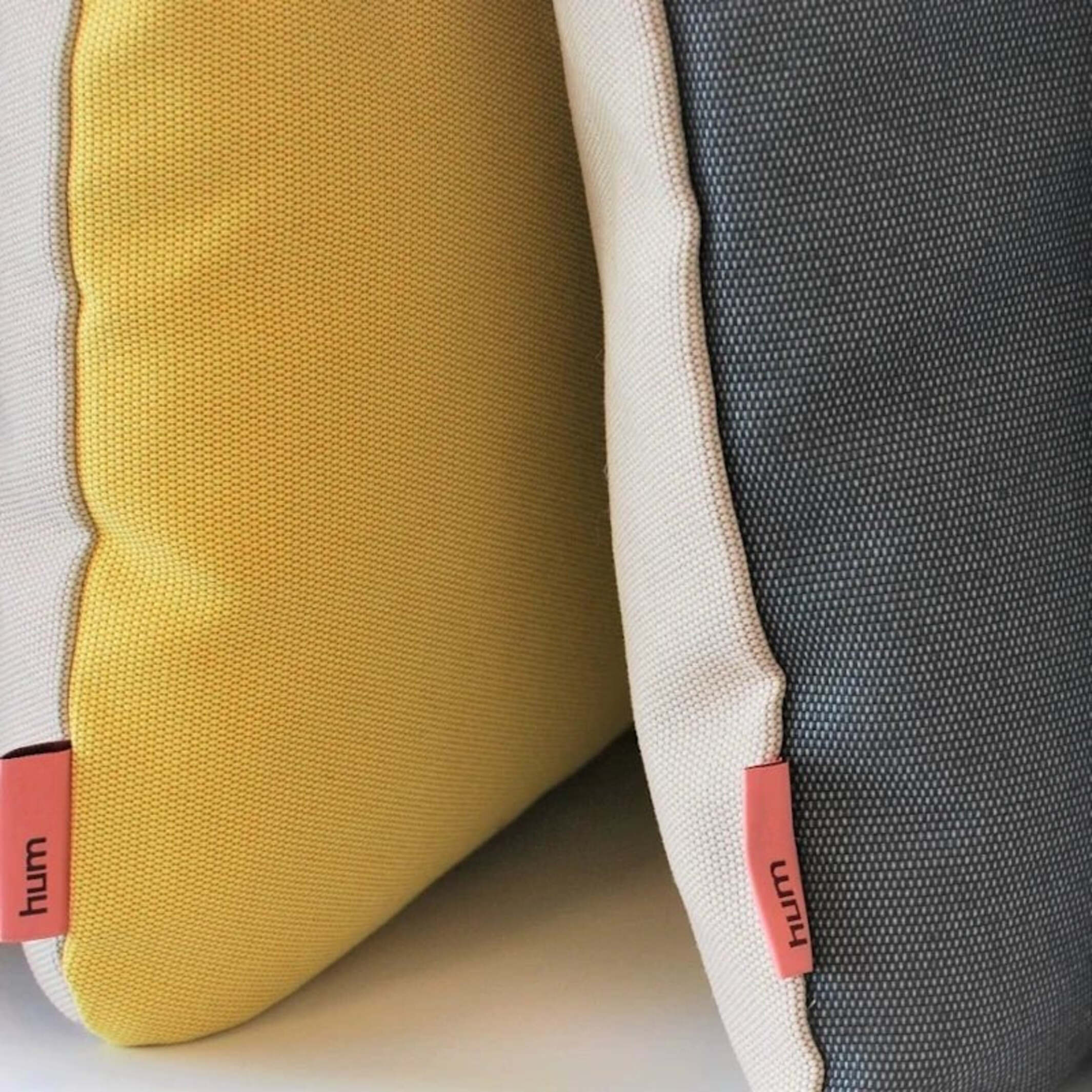 STAHL & SAND - Outdoor Kissen - zweifarbig | hum