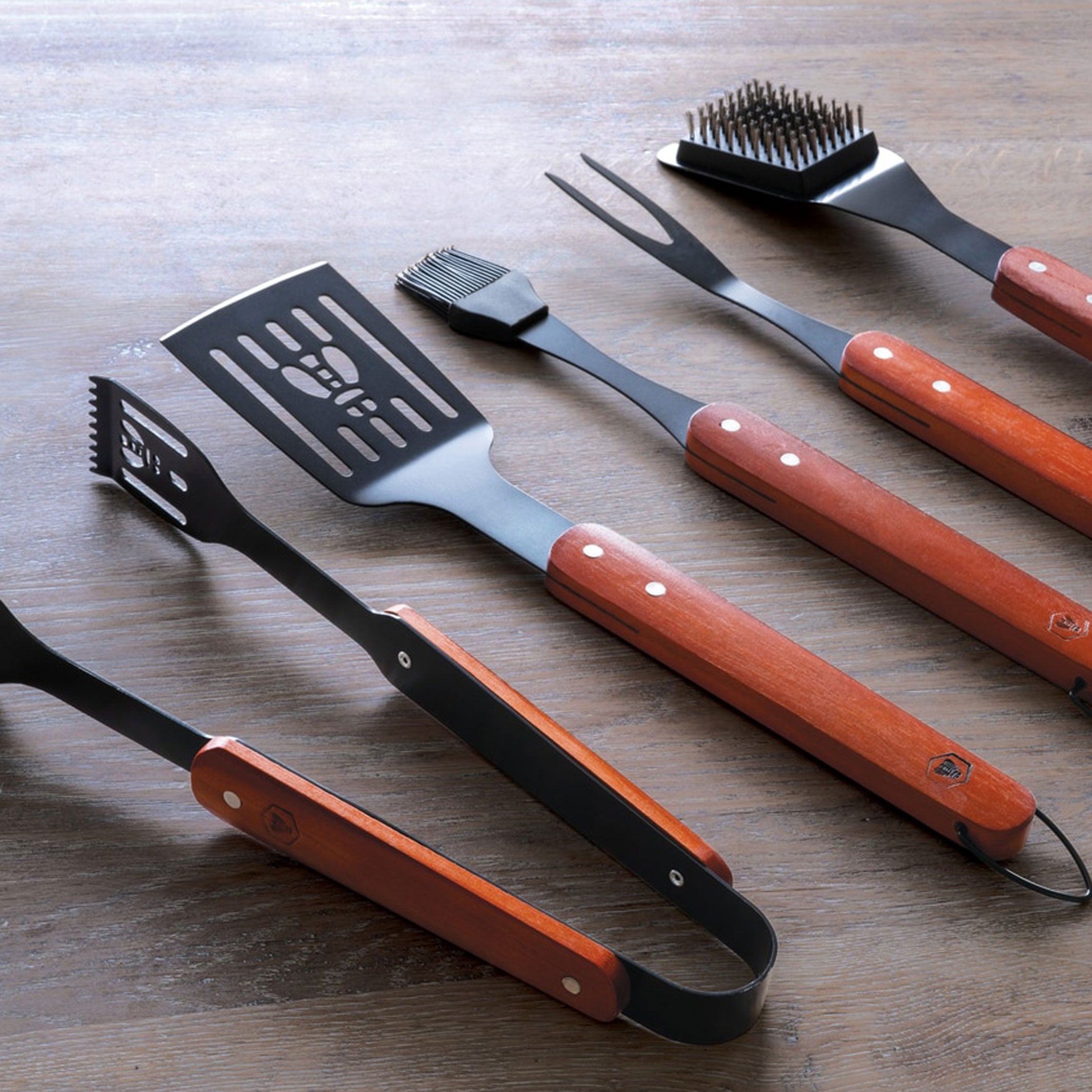 Ensemble de barbecue - Édition noire Ensemble de 5 pièces | Laguiole