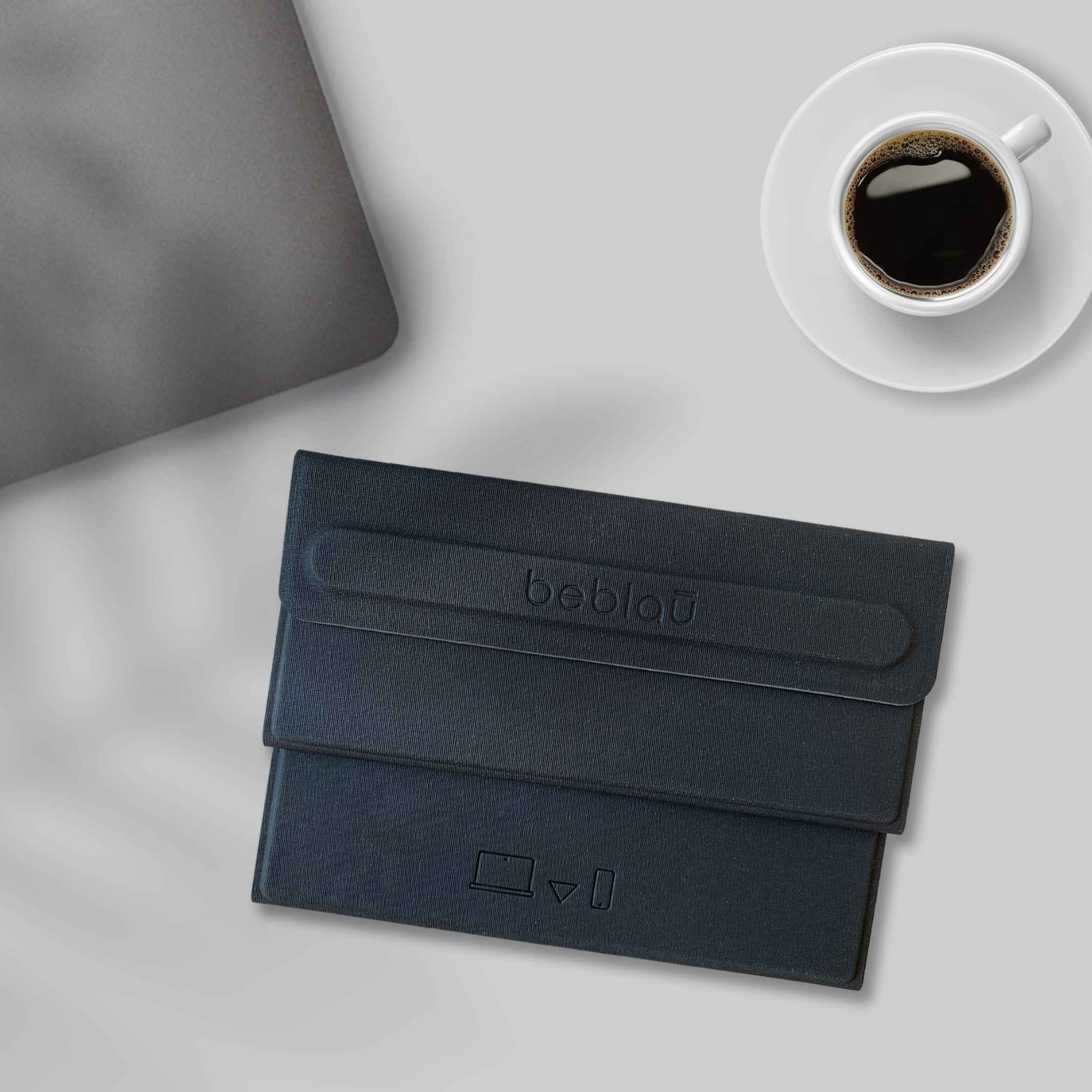 Universal STAND for laptop, tablet, smartphone - 11x15.5 cm | beblau