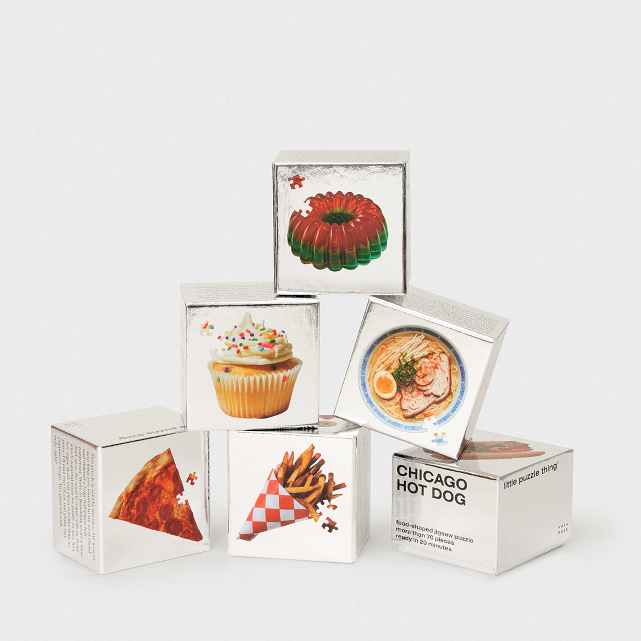 LITTLE PUZZLE THING | FOOD PUZZLES | Series VII A la carte | approx. 70 pcs | Areaware