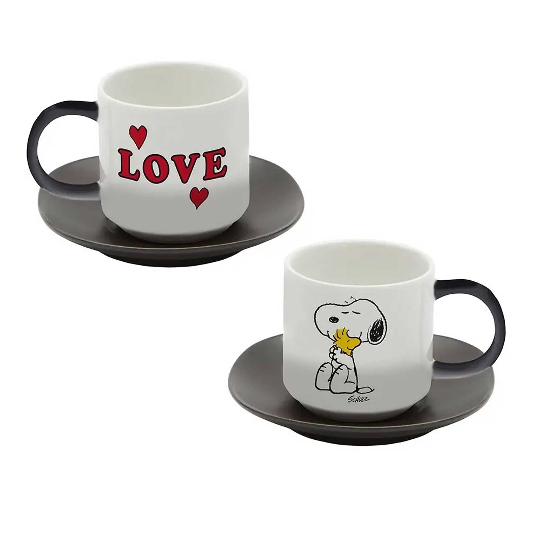 PEANUTS - LOVE | ESPRESSO CUPS | Set of 2 | Magpie