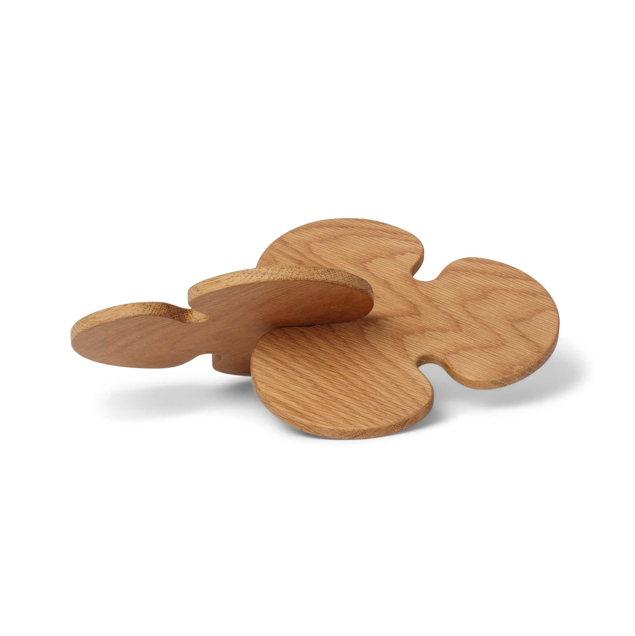 LUCKY TRIVET - Kleeblatt Topf-Untersetzer aus Holz - 2er Set | mencke&vagnby | Spring Copenhagen