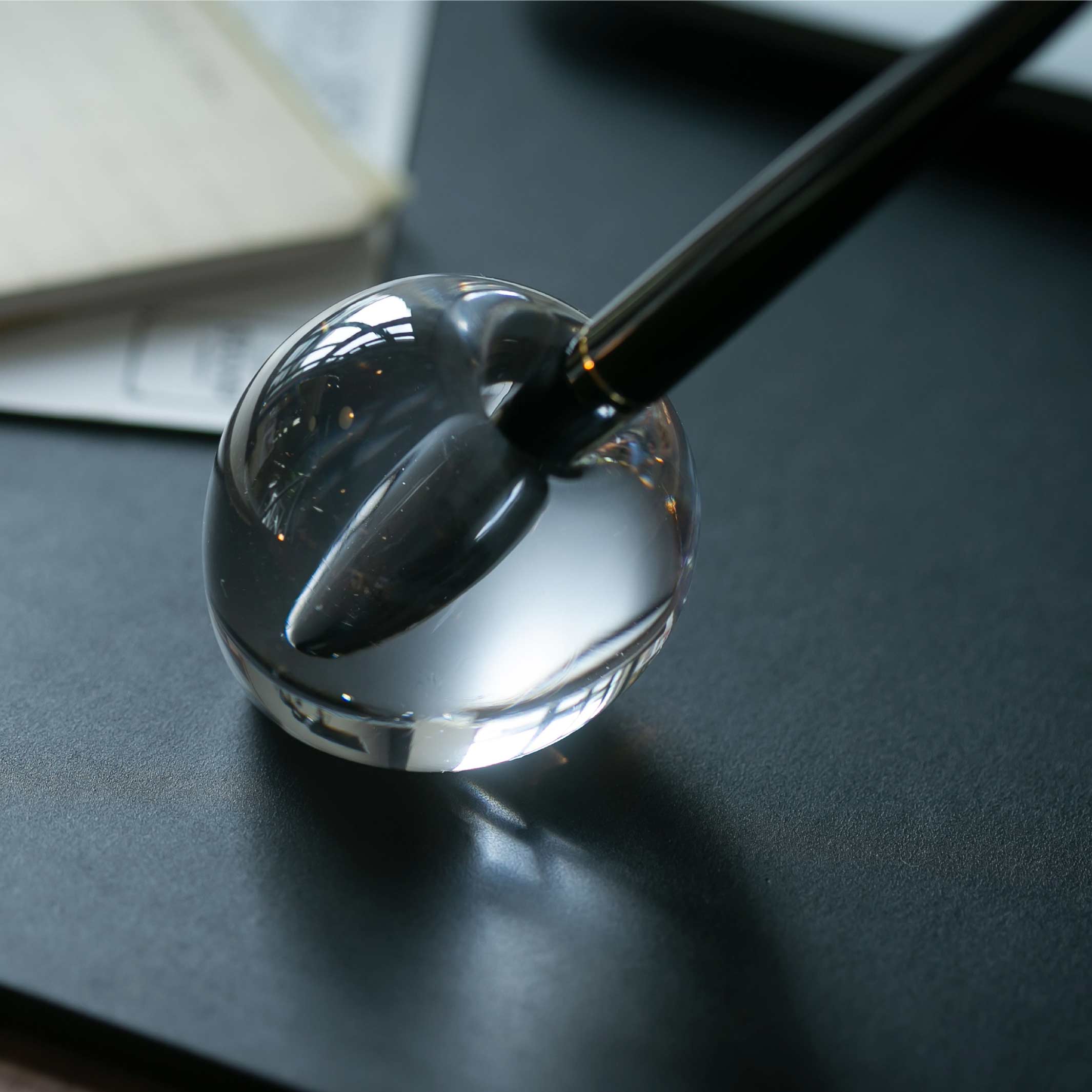 MIZUTAMA - Glas-Stiftehalter mit Kugelschreiber | 100percent