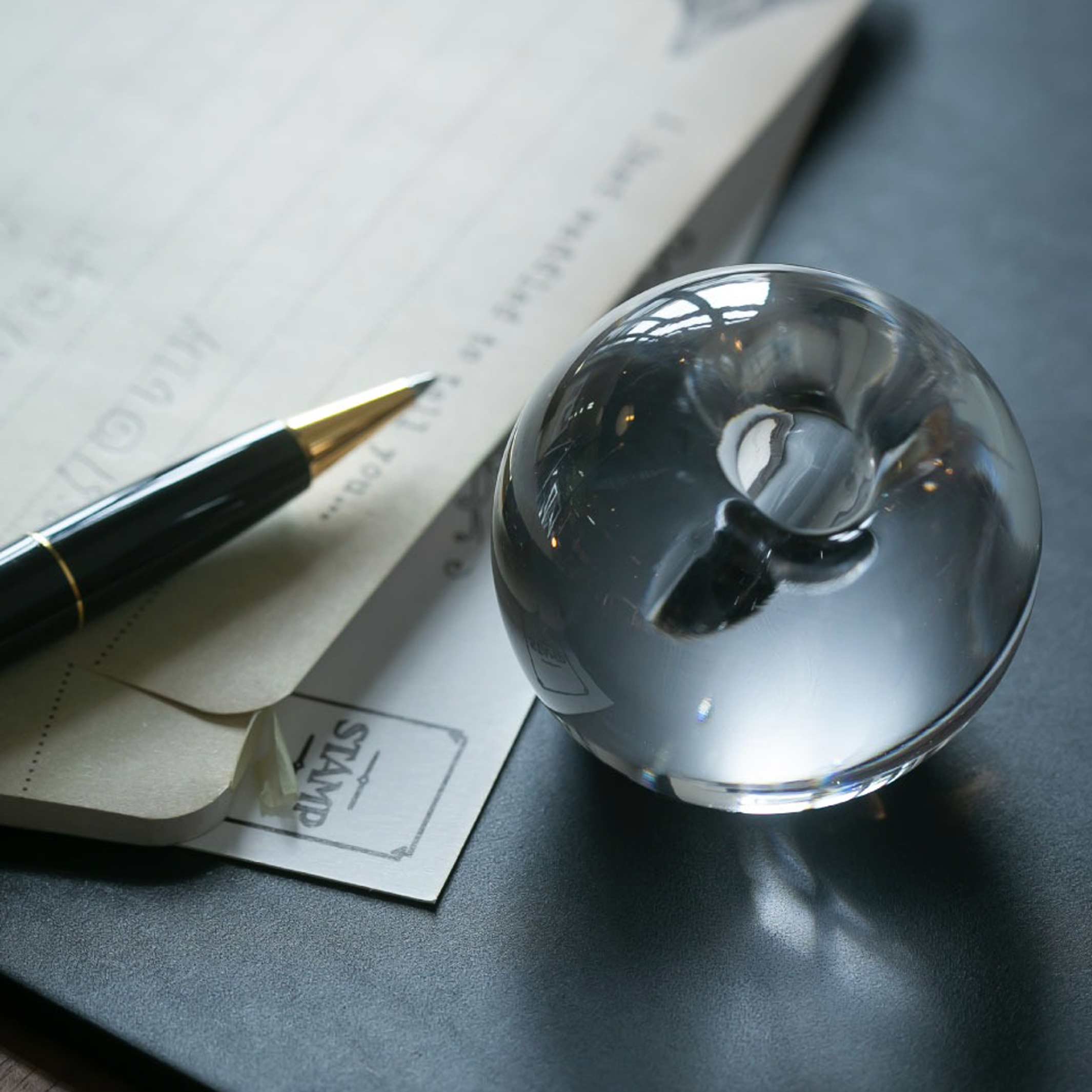 MIZUTAMA - Glas-Stiftehalter mit Kugelschreiber | 100percent