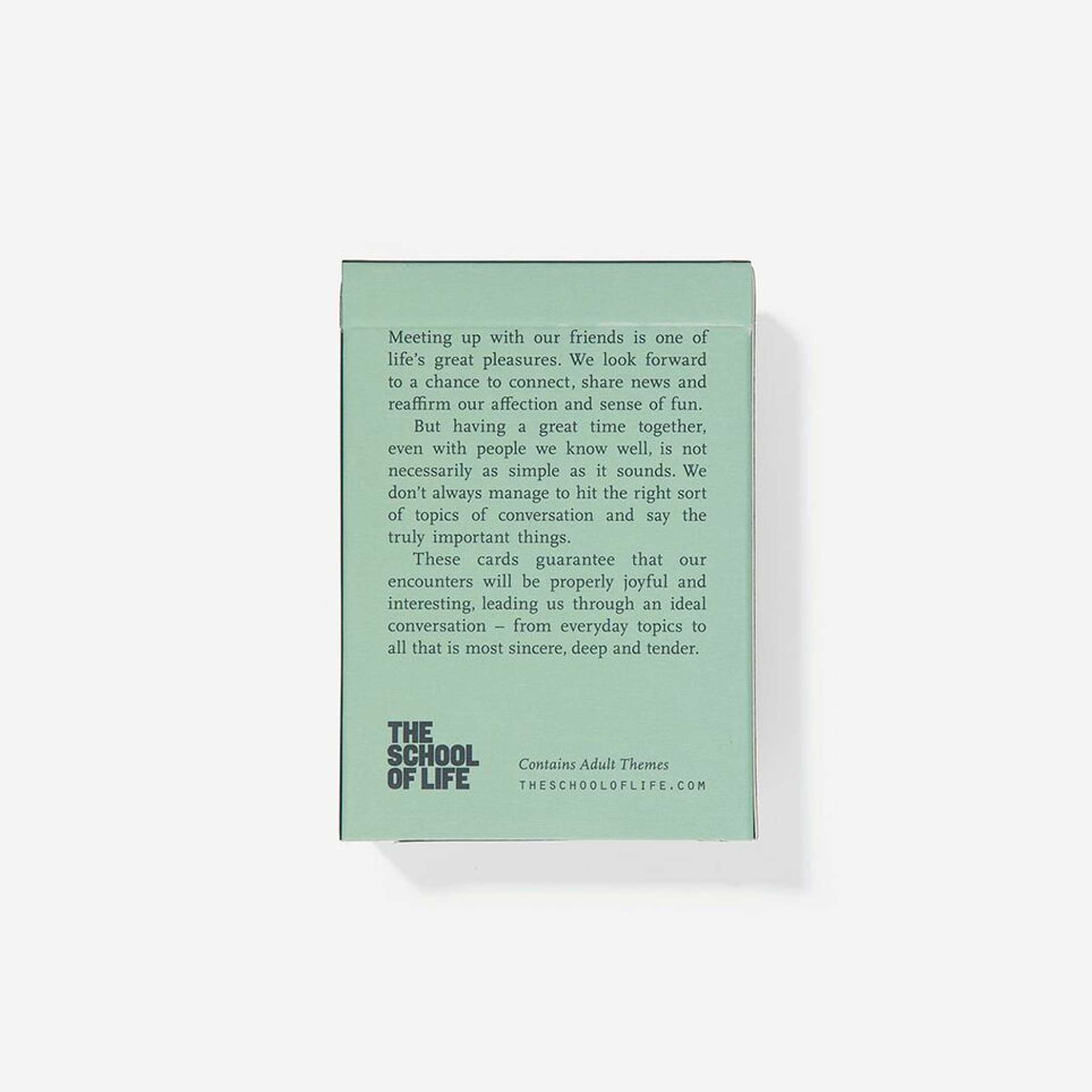 MEETING FRIENDS | JEU DE CARTES | Édition anglaise | The School of Life