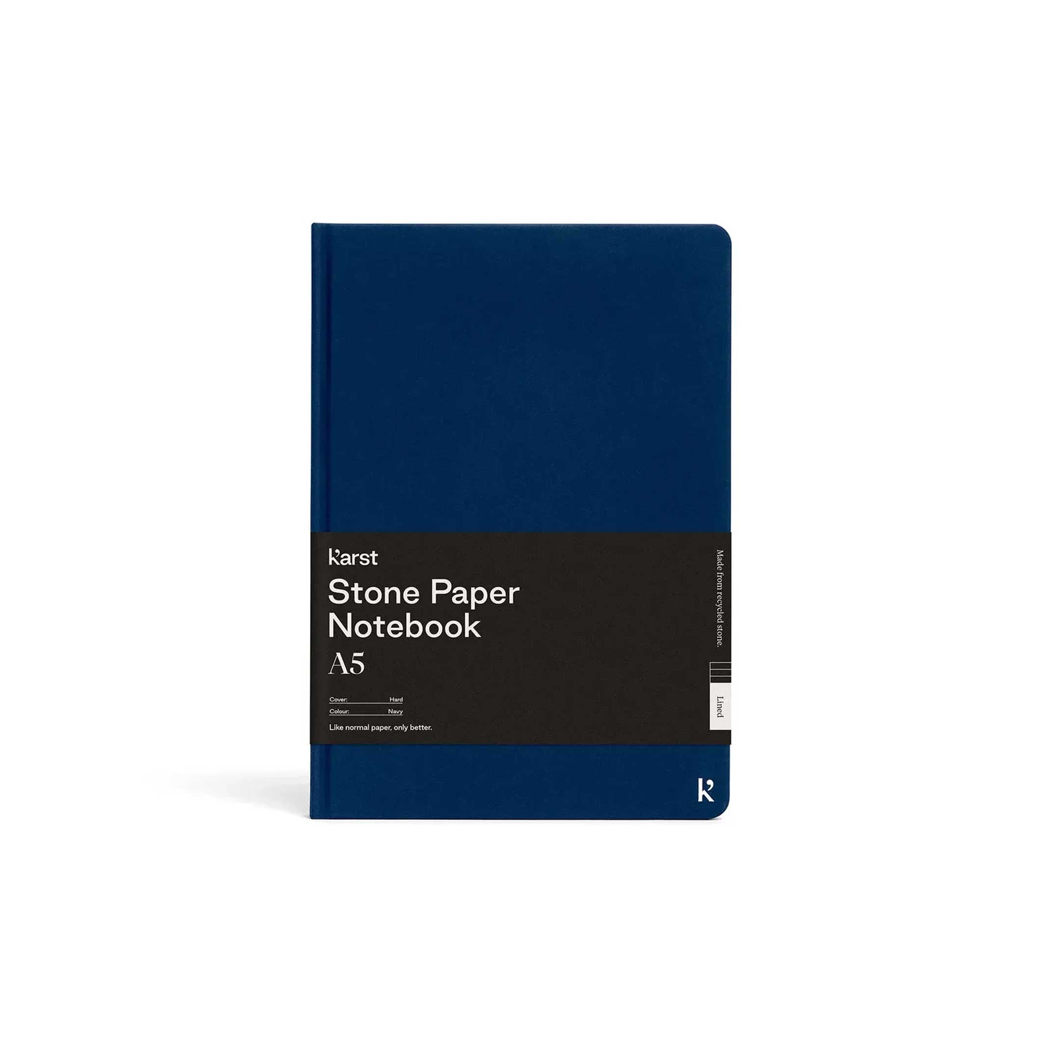 Hardcover NOTEBOOK A5 | Navy-blaues NOTIZBUCH | KarstGoods