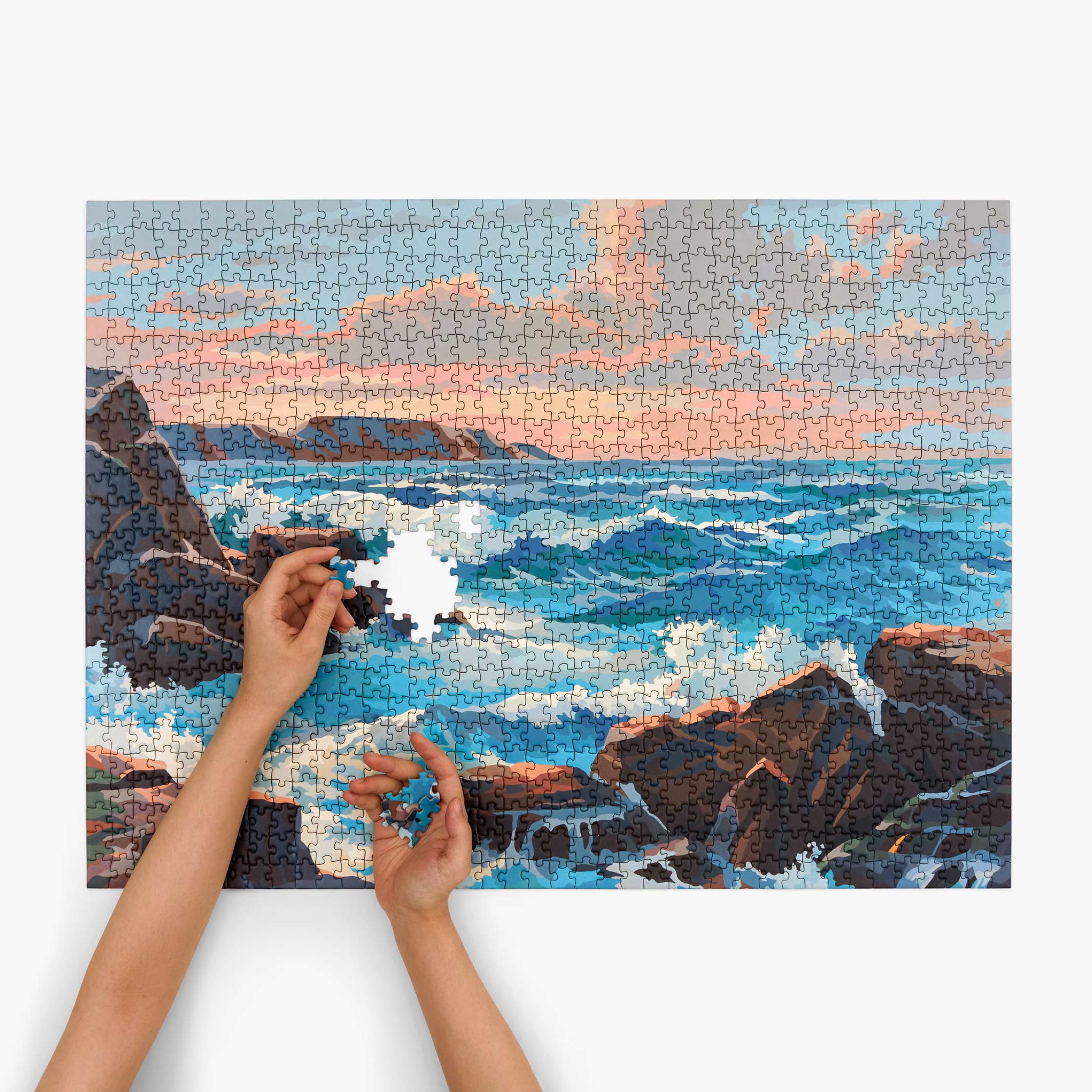 OCEAN - Vintage Paint by Numbers - Puzzle 1.000 Teile | parkside