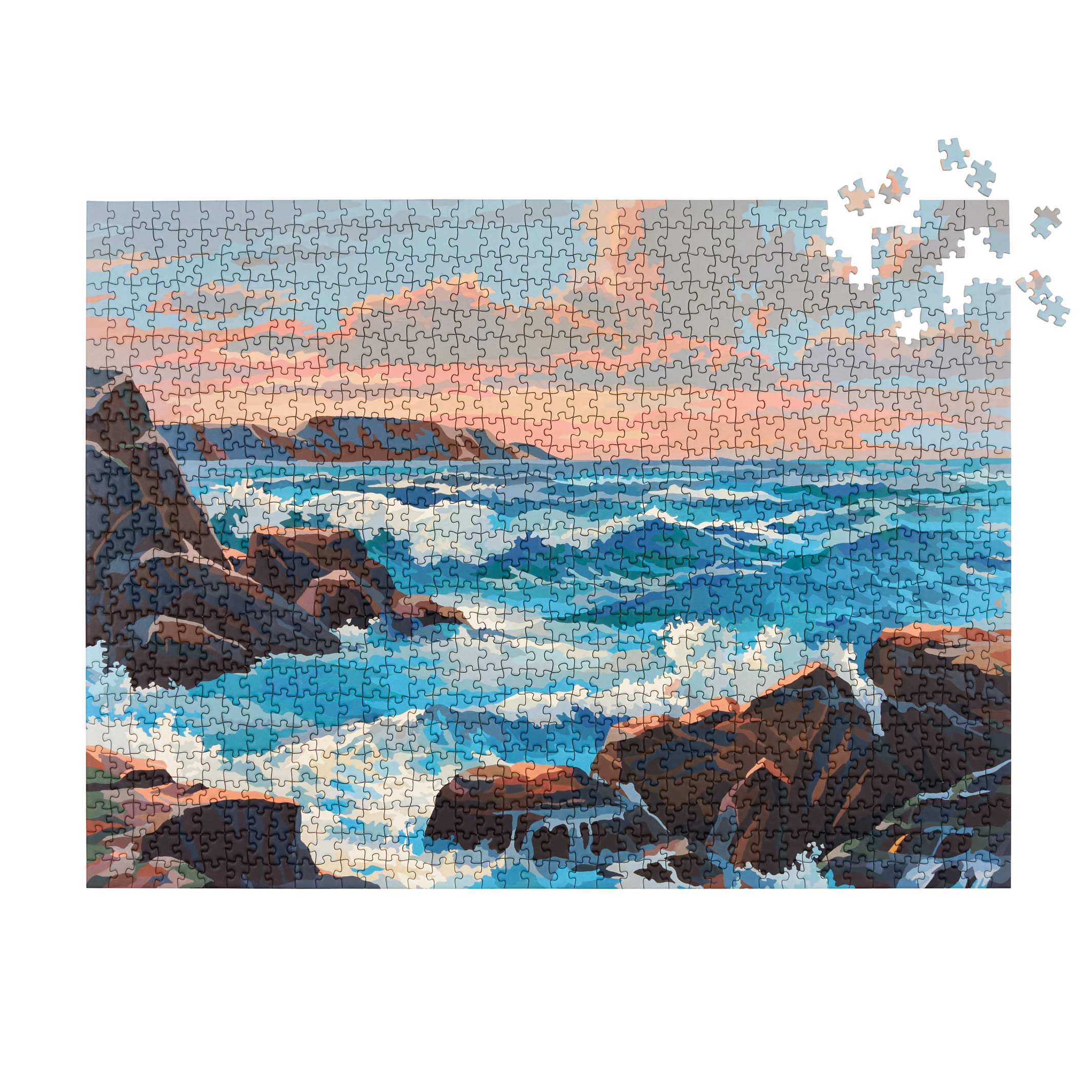 OCEAN - Vintage Paint by Numbers - Puzzle 1.000 Teile | parkside