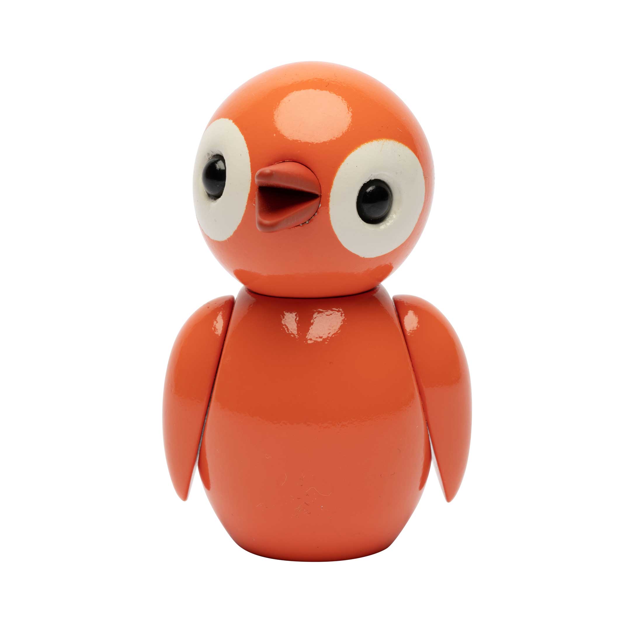 OPTIMISTIC ORANGE - Kleiner Holz-Deko-Vogel - Spring Birds - Chresten Sommer | Spring Copenhagen