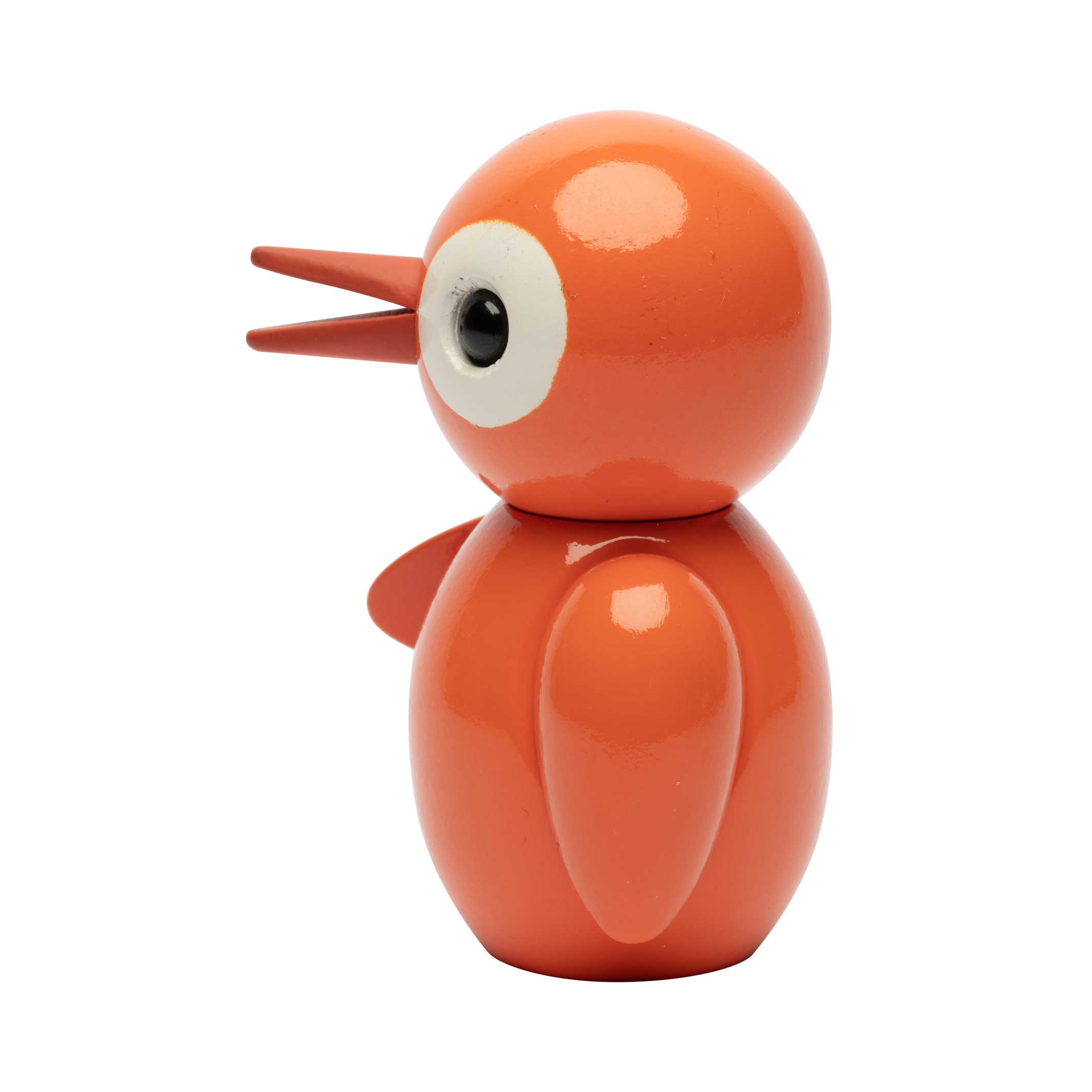 OPTIMISTIC ORANGE - Small Wooden Decorative Bird - Spring Birds - Chresten Sommer | Spring Copenhagen