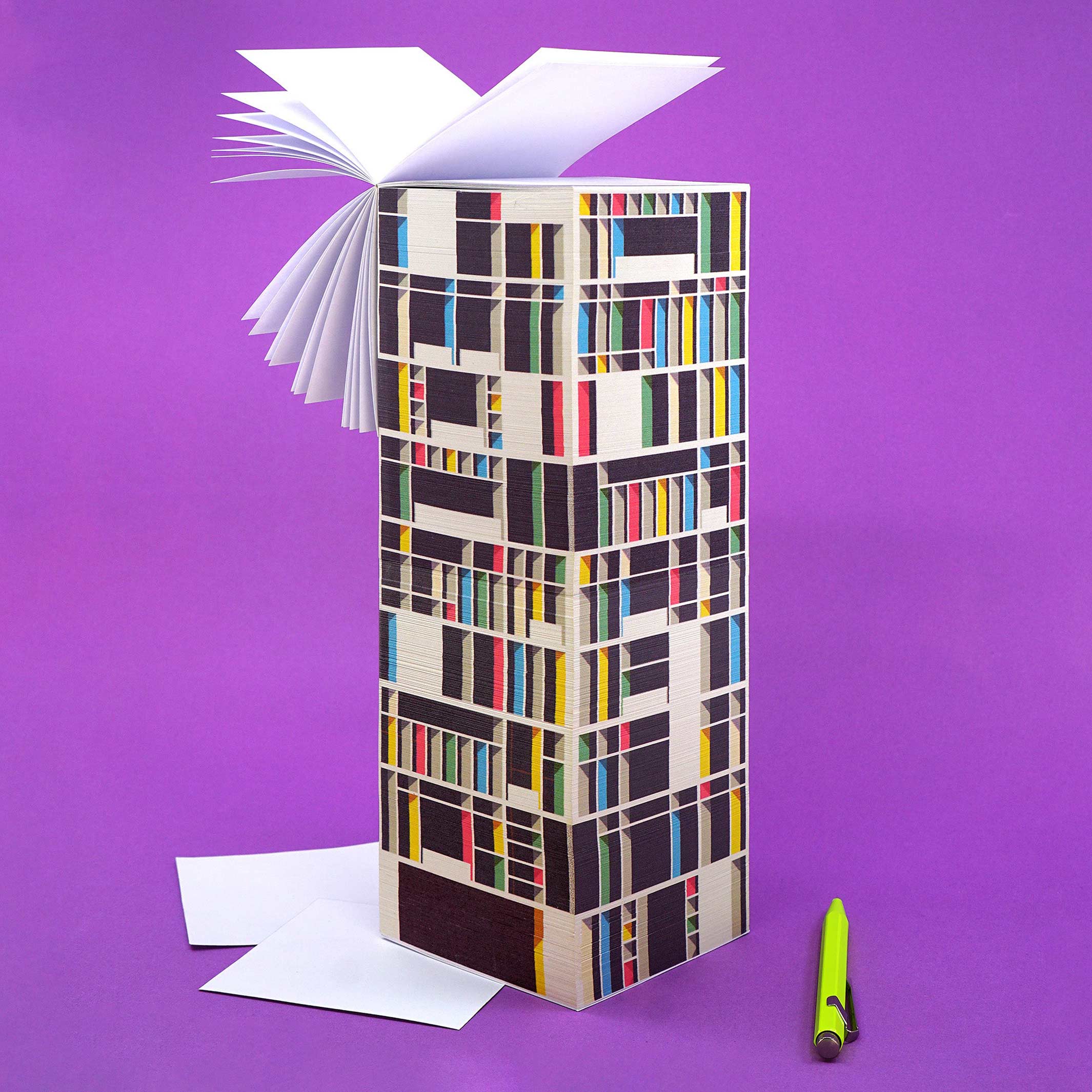 PAPERSCRAPER® MARSEILLE - 2.300 Seiten Notizblock | seltmann+söhne