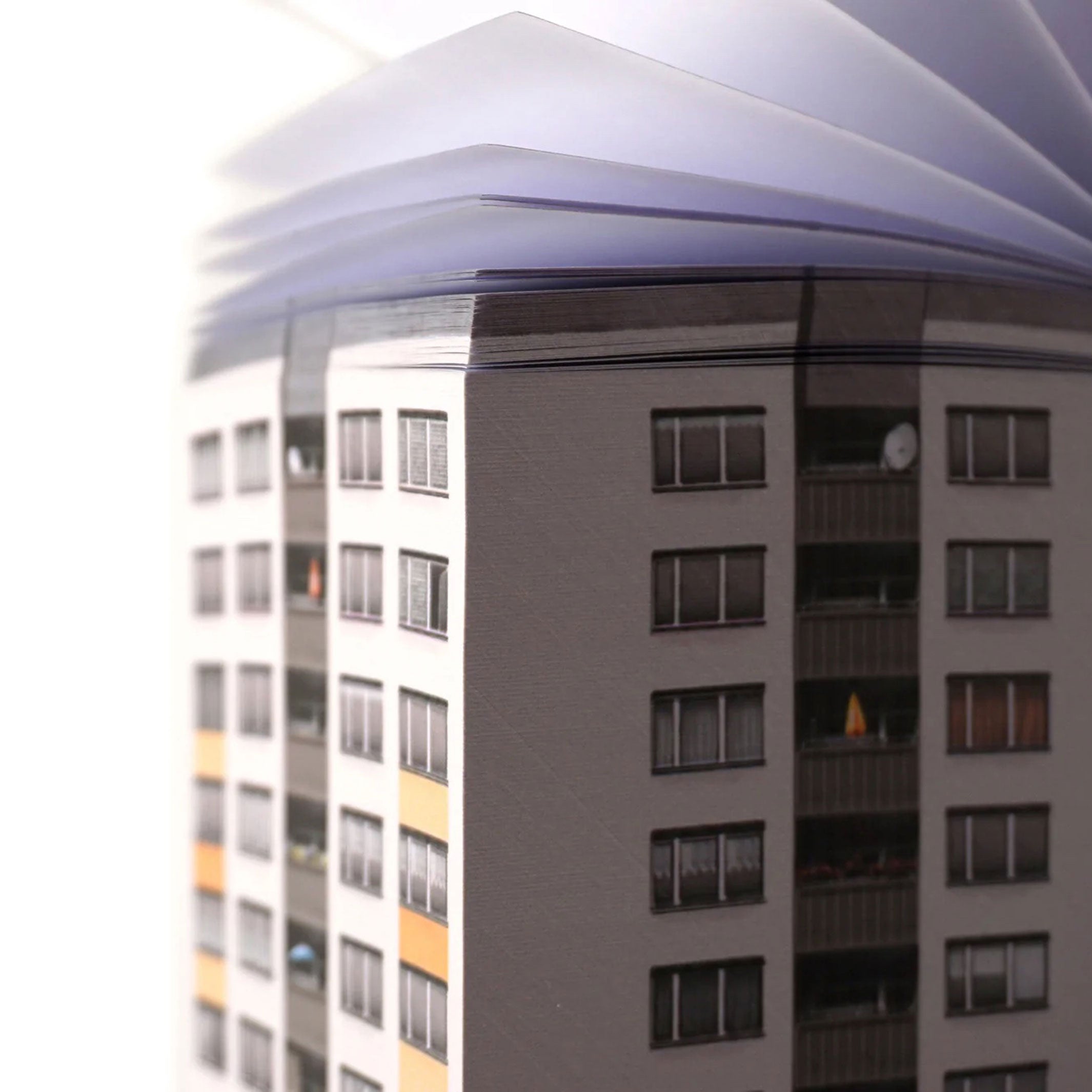 PAPERSCRAPER® | Plattenbau | 2.500 Seiten NOTIZBLOCK | seltmann+söhne